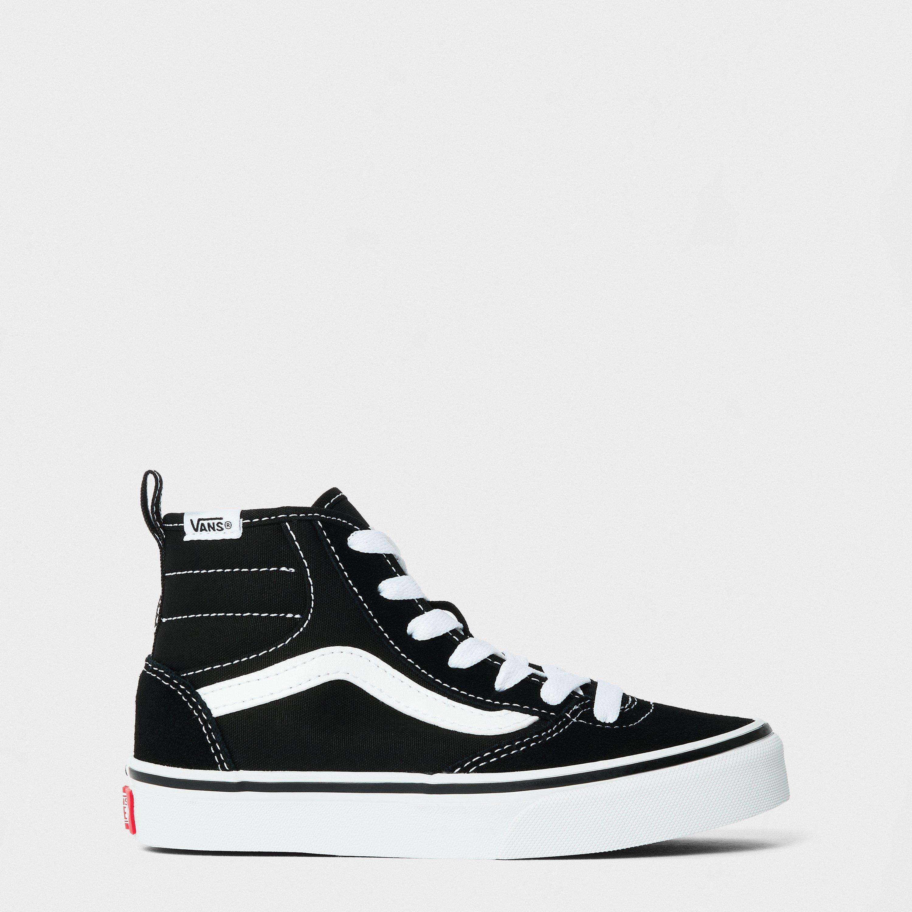 Zwart/Wit BA2 - Vans - Unisex Kids' Ashwood Canvas High-Top Trainers - 1