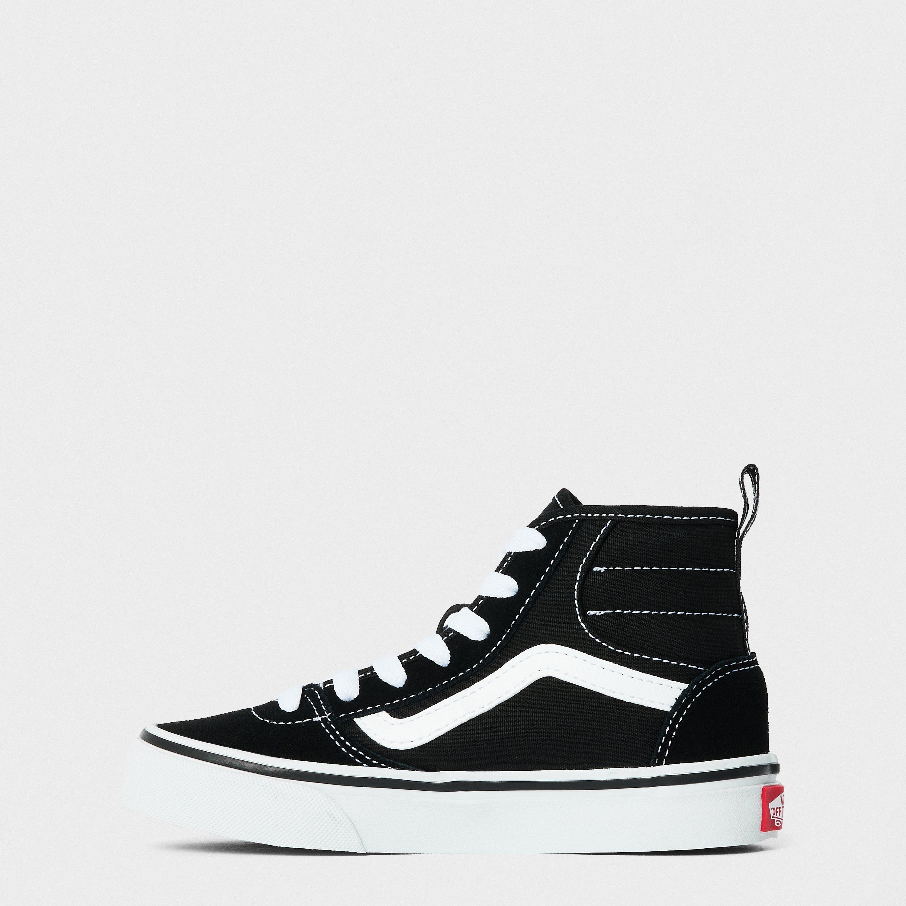 Black/White BA2 - Vans - Kids' Ashwood Canvas High-Top Trainers - 2
