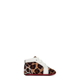 Christian Louboutin Baby Funnytopi Leopard Sneakers