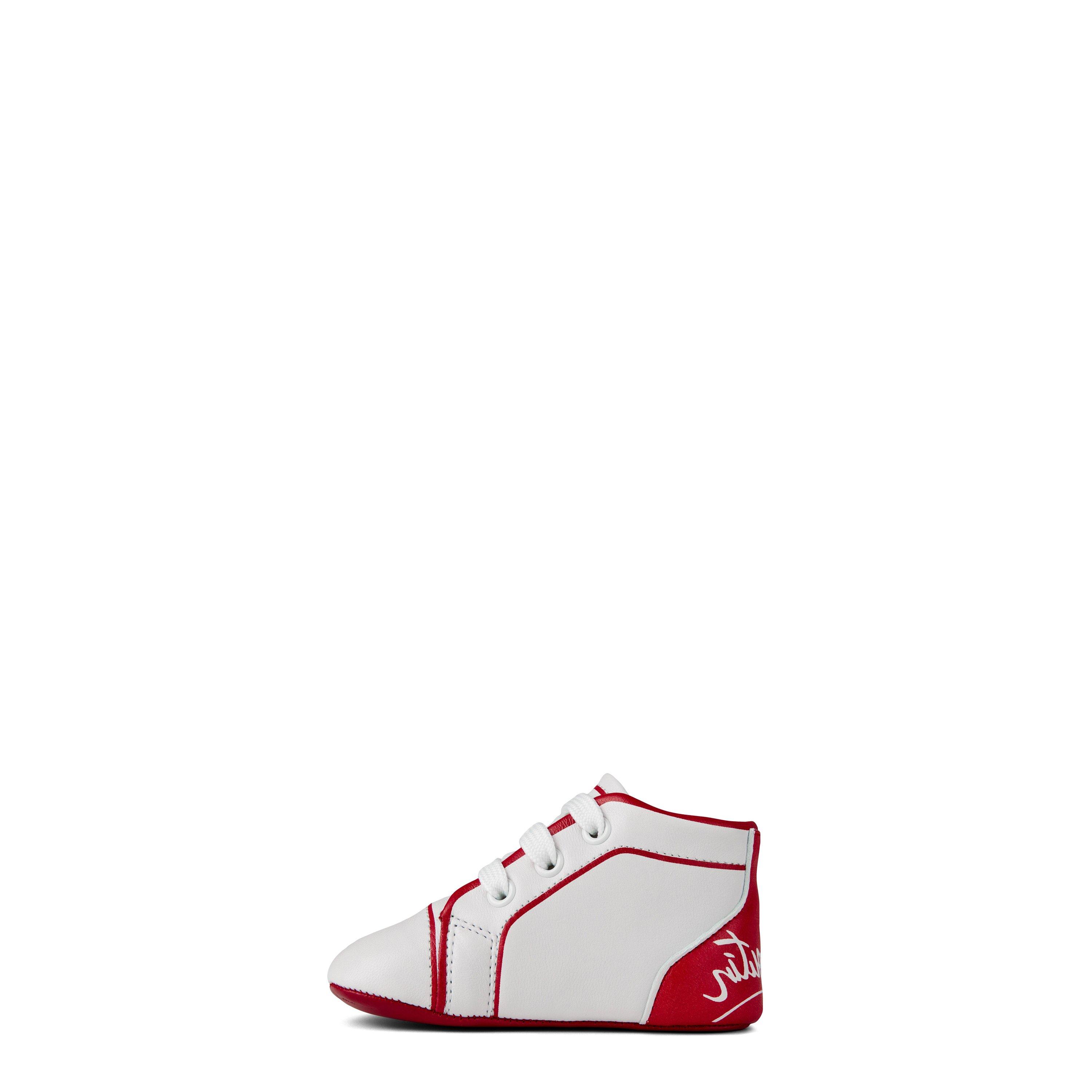 White Red Q647 - Christian Louboutin - Baby Funnyto Sneakers - 3