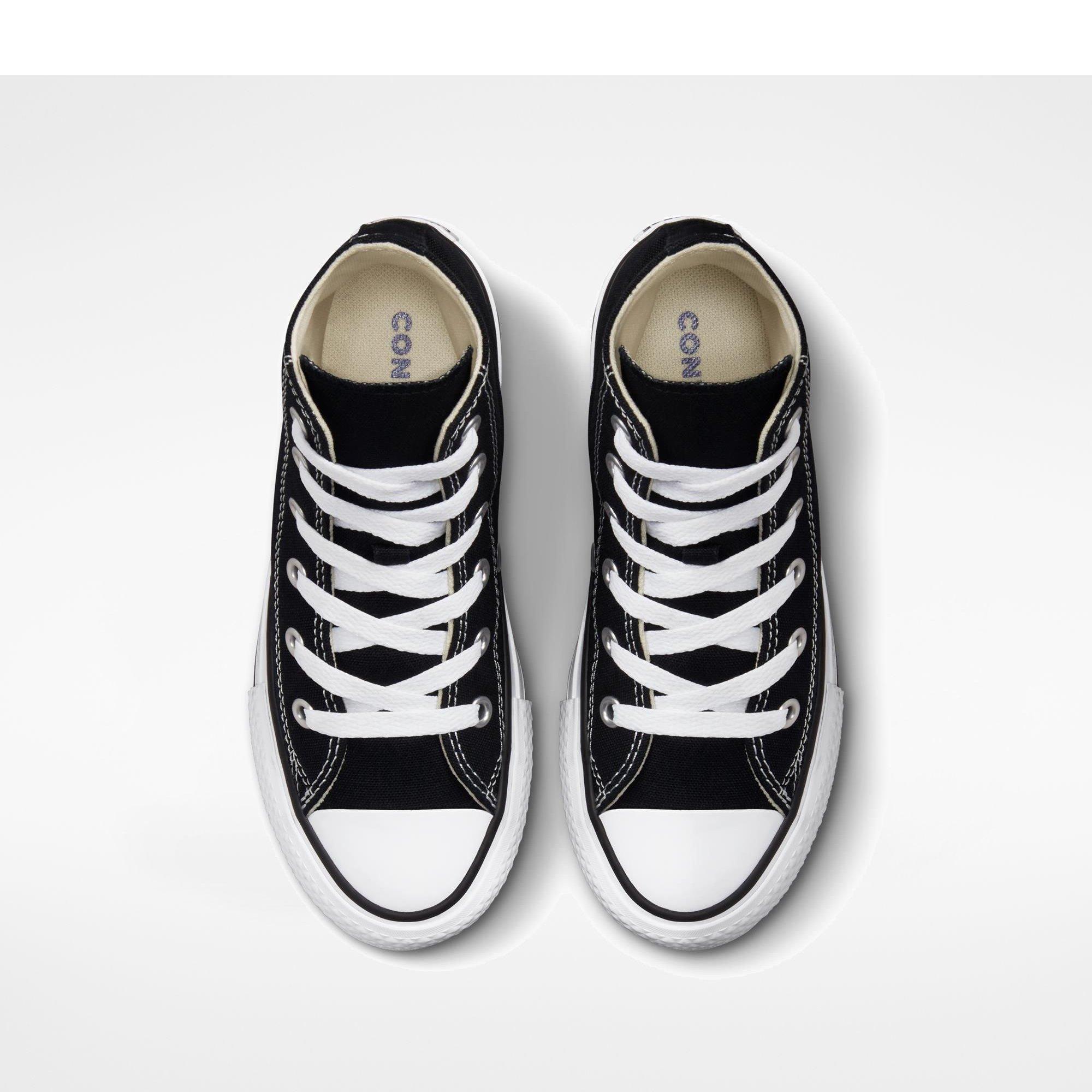 001-Black/Whi - Converse - Kids' Chuck Taylor All Star Eva Canvas High-Top Trainers - 5