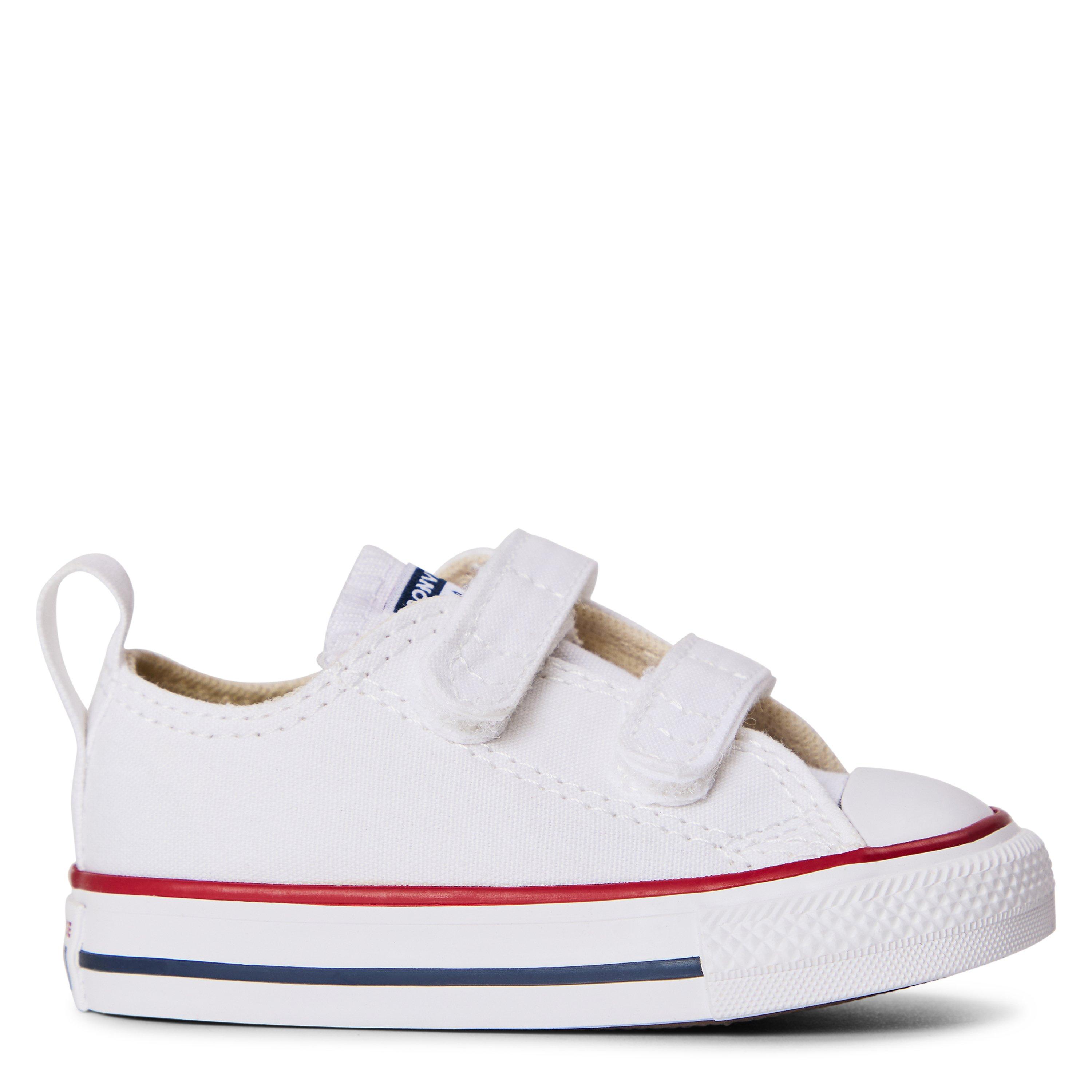 102-White/Gar - Converse - Unisex Kids' Chuck Taylor All Star 2V Canvas Trainers - 1