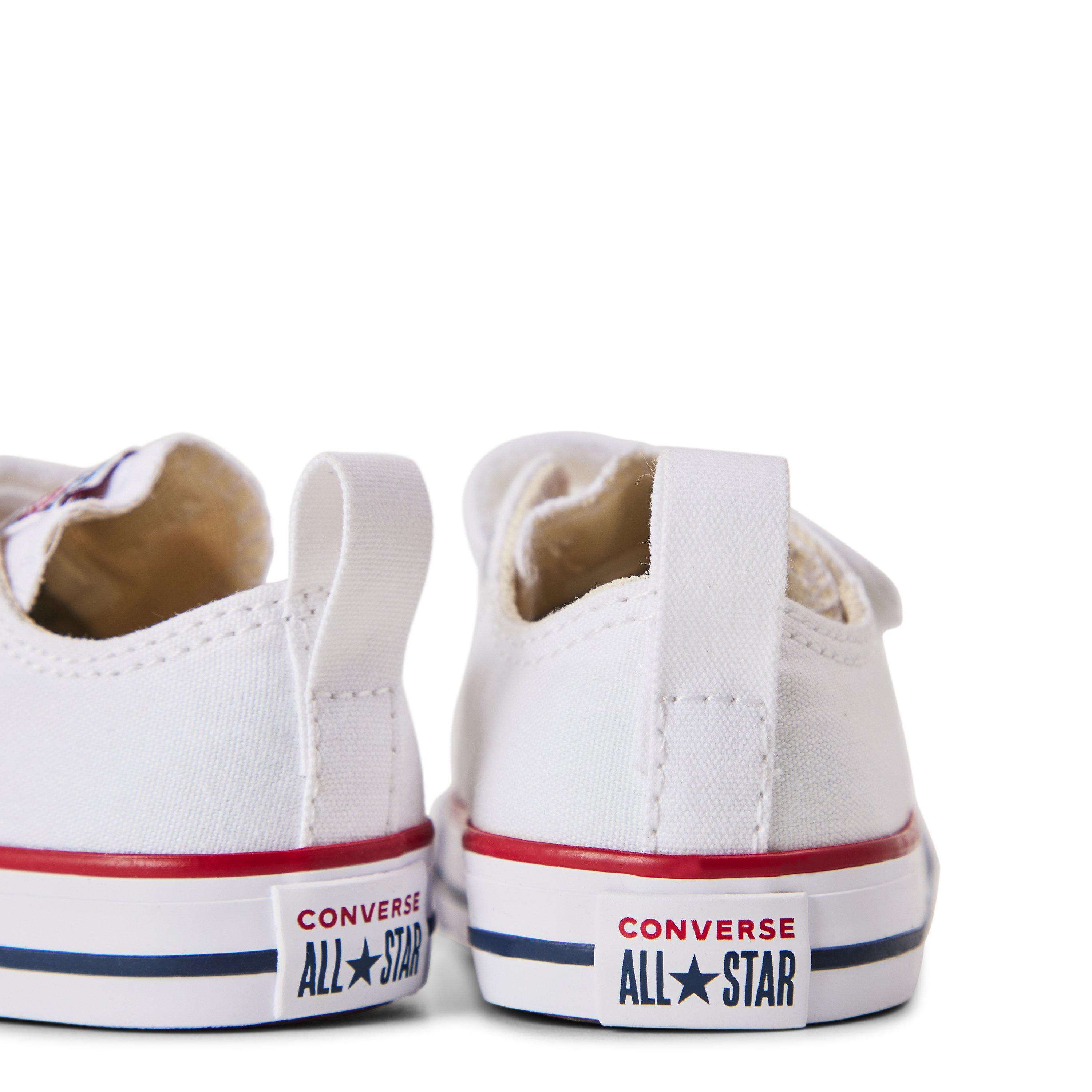 102-White/Gar - Converse - Unisex Kids' Chuck Taylor All Star 2V Canvas Trainers - 3