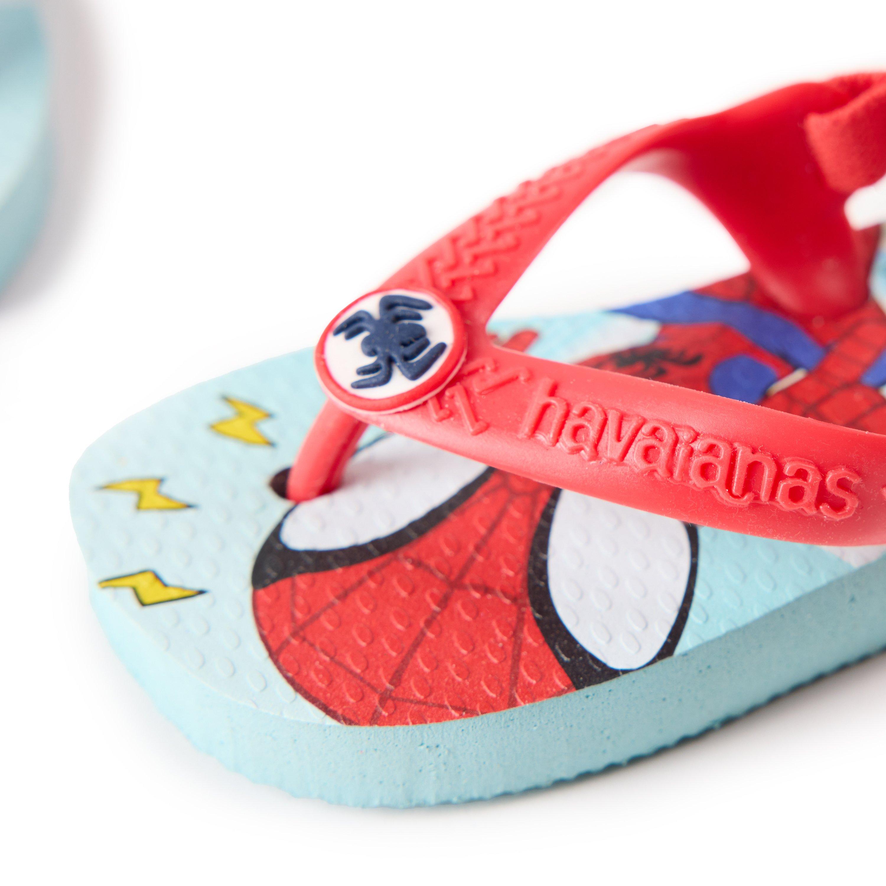 Bluered - Havaianas - Hav. Baby Marvel Blue/Red 17/18 Flip Flops Unisex Kids - 3