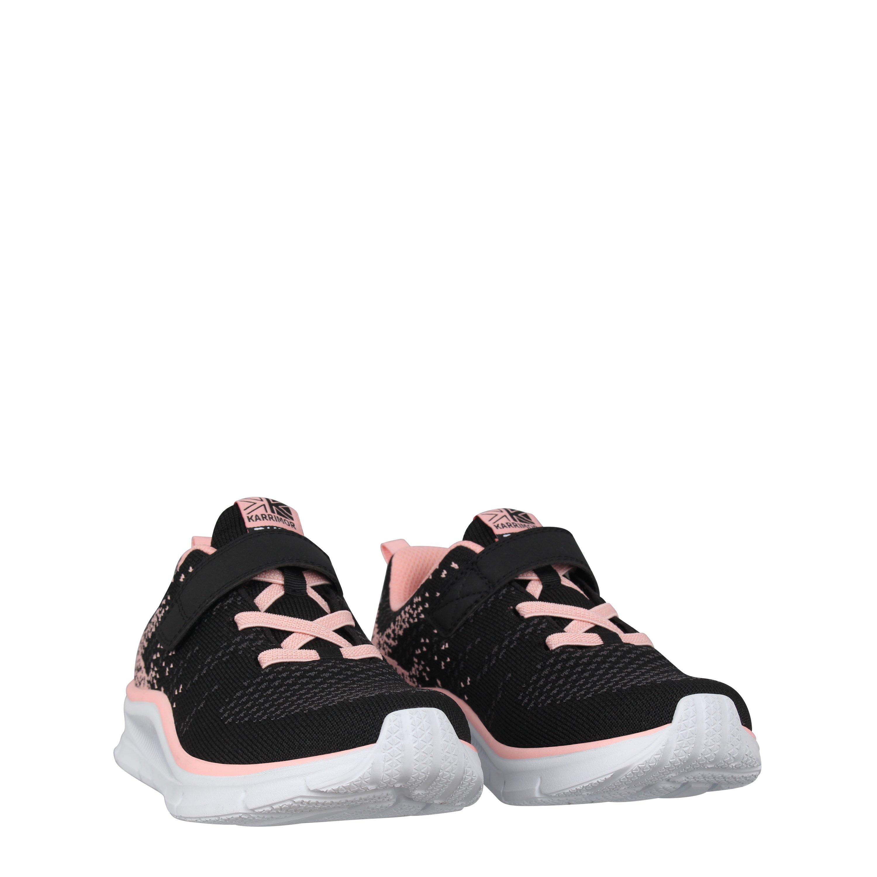 Zwart/Roze - Karrimor - Duma 6 Running Shoes Childs Girls - 3