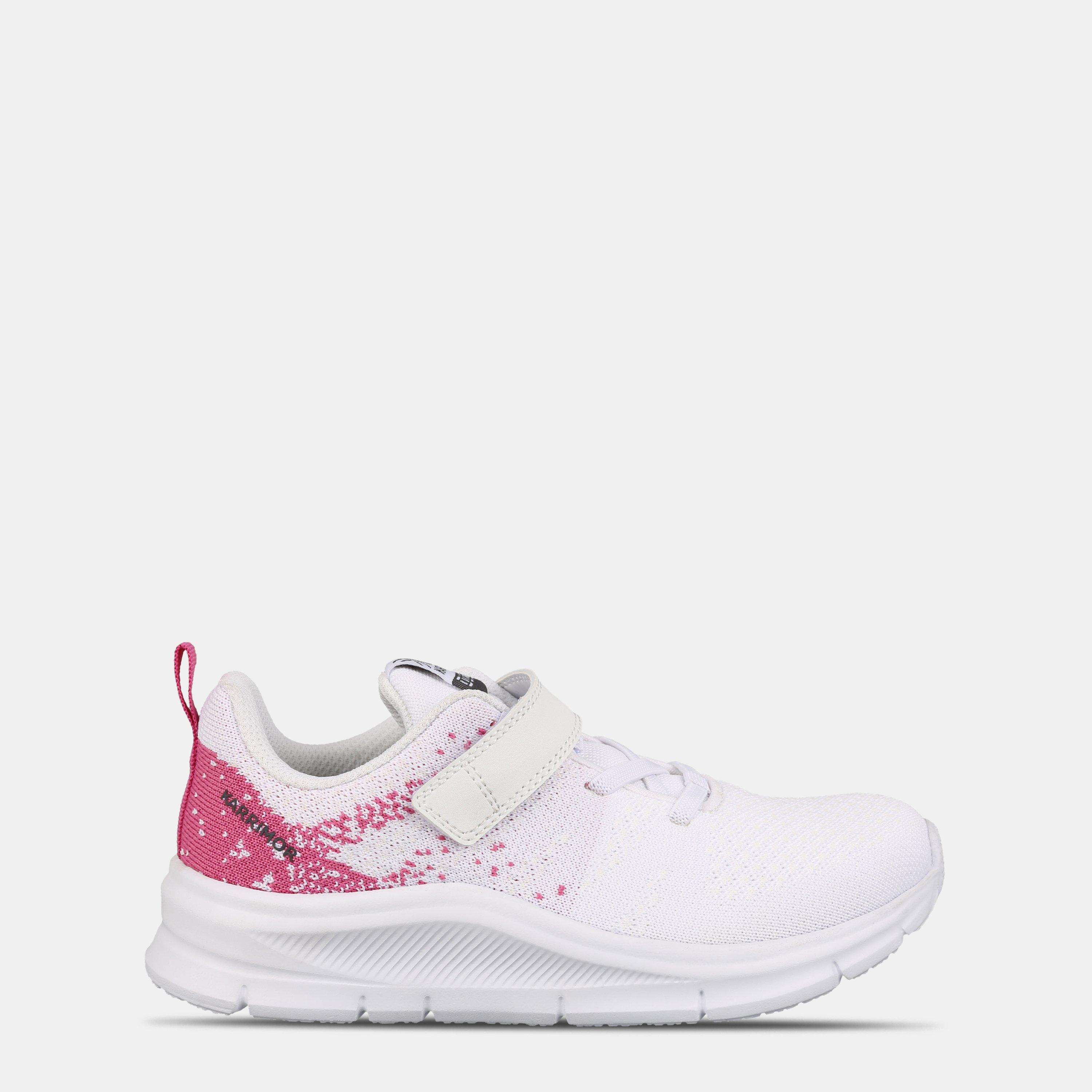 Karrimor Girls Duma 6 Running Shoes Childs - White/Pink - C11 (29)