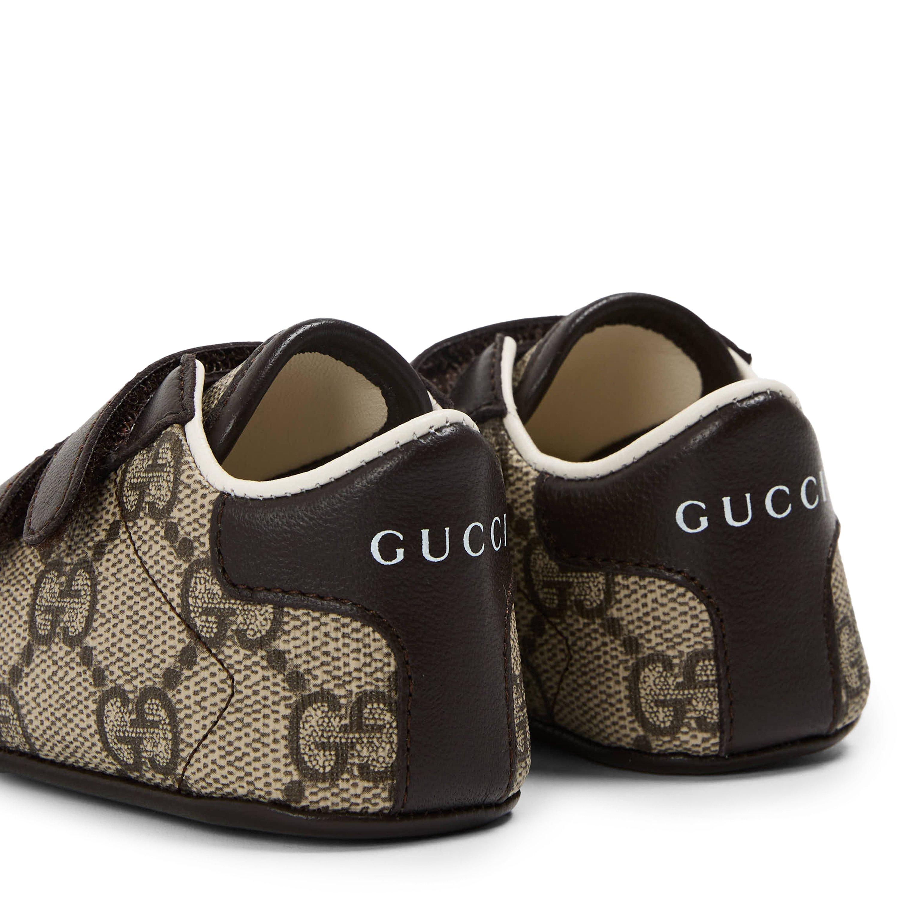 Beige/Brwn 9752 - Gucci - Gucci GG Crib Shoes Bb00 - 3