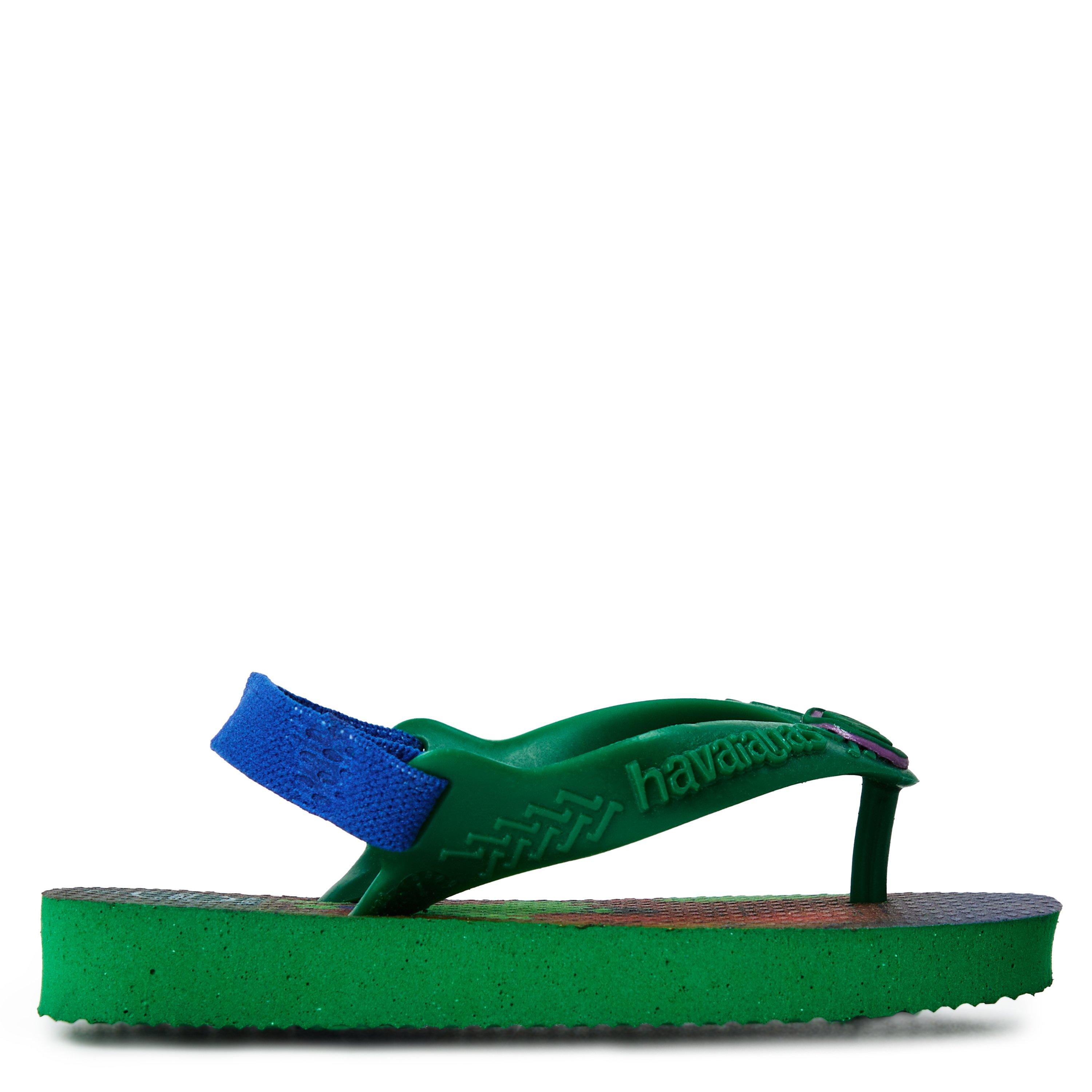 Green - Havaianas - Unisex Kids Sandal Marvel Flip Flops - 1