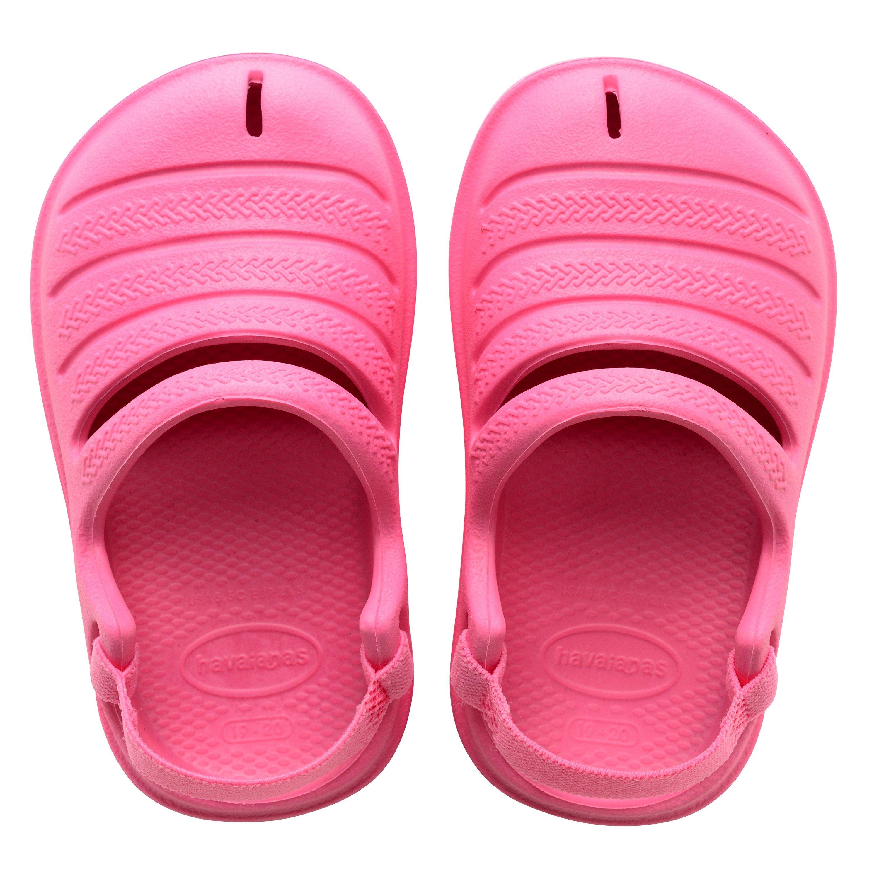 Cyber Pink - Havaianas - Hav. Baby Clog Cyber Pink 17/18 Flip Flops Unisex Kids - 3