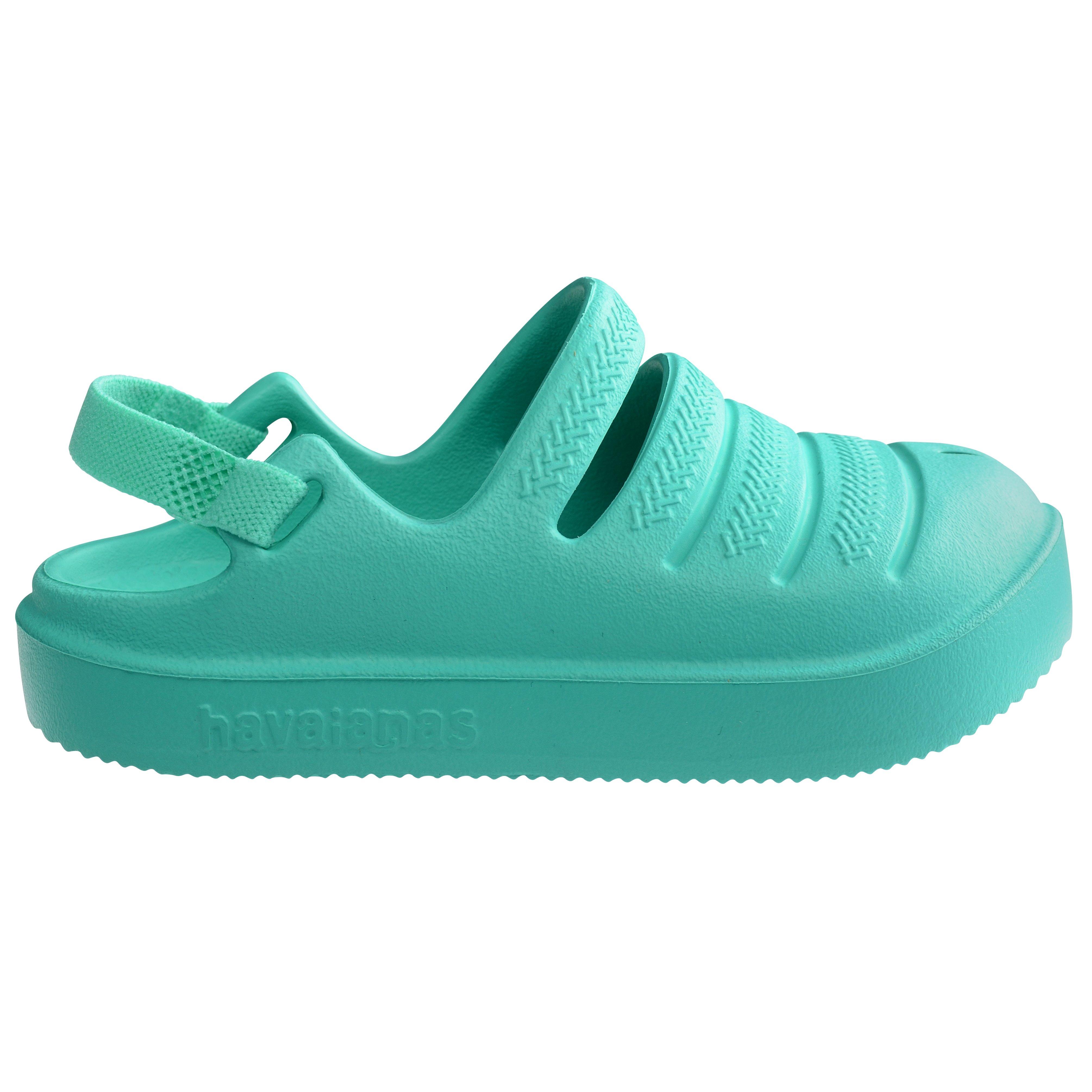 Virtual Green - Havaianas - Unisex Kids Virtual Green Flip Flops - 1