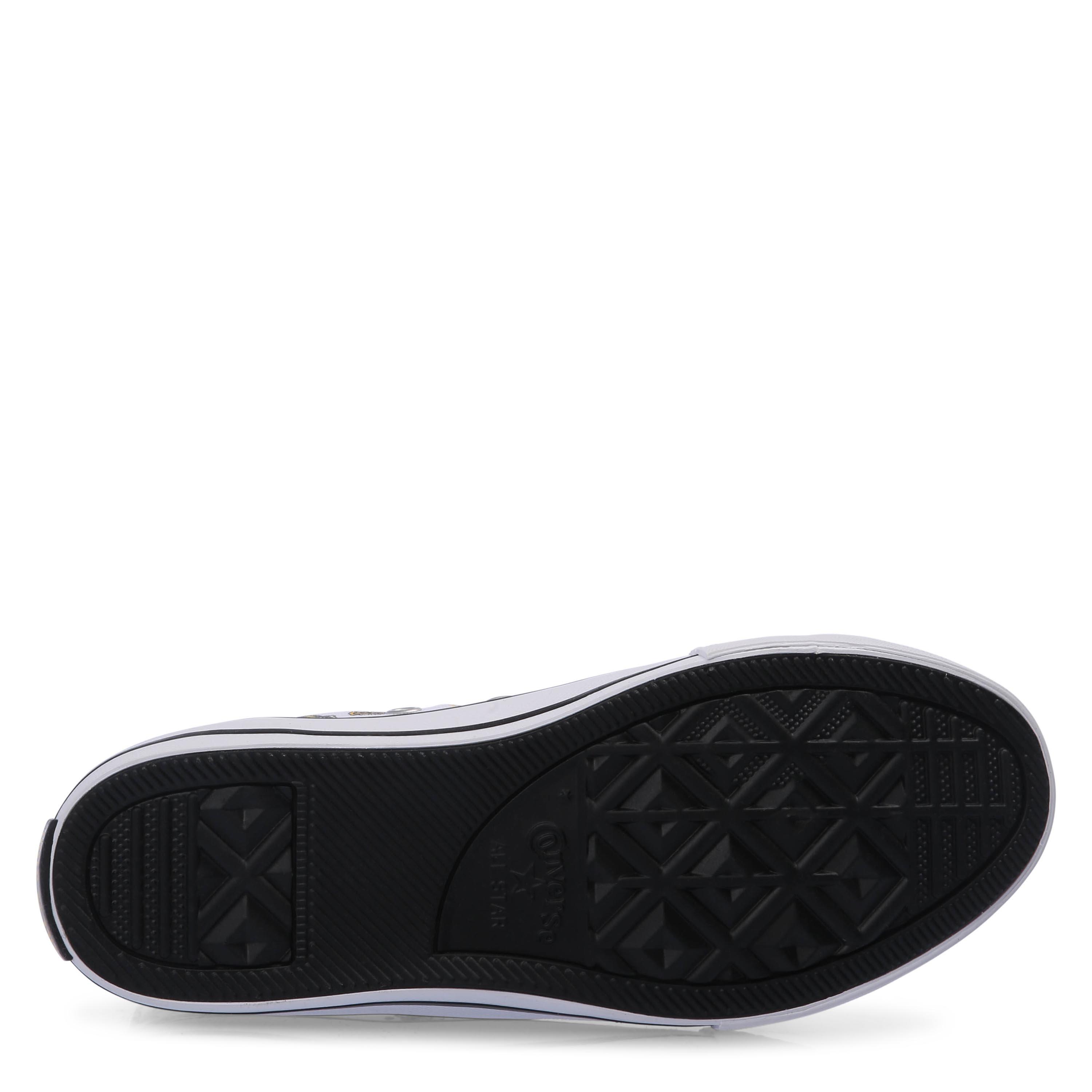 102-White/Bla - Converse - Kids' Chuck Taylor All Star Con Canvas High-Top Trainers - 3