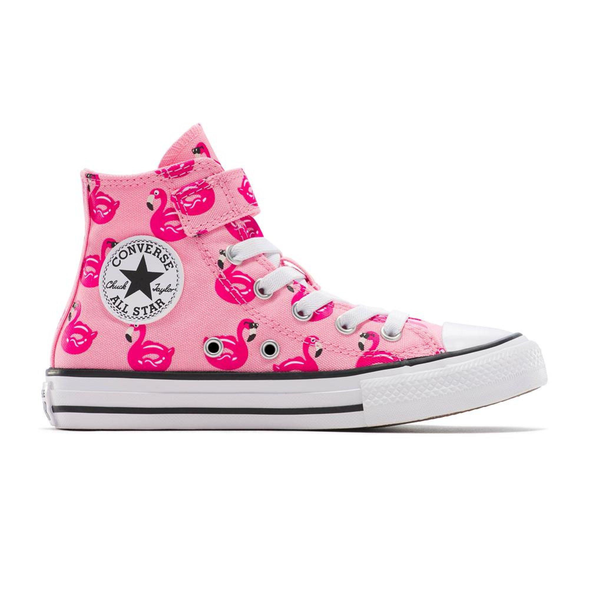 651-Lt Jellyf - Converse - Unisex Kids' Chuck Taylor All Star Poo Canvas High-Top Trainers - 1