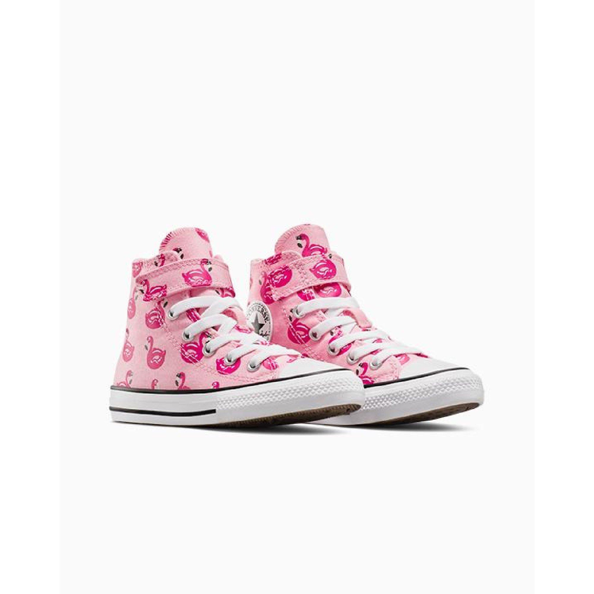 651-Lt Jellyf - Converse - Unisex Kids' Chuck Taylor All Star Poo Canvas High-Top Trainers - 2