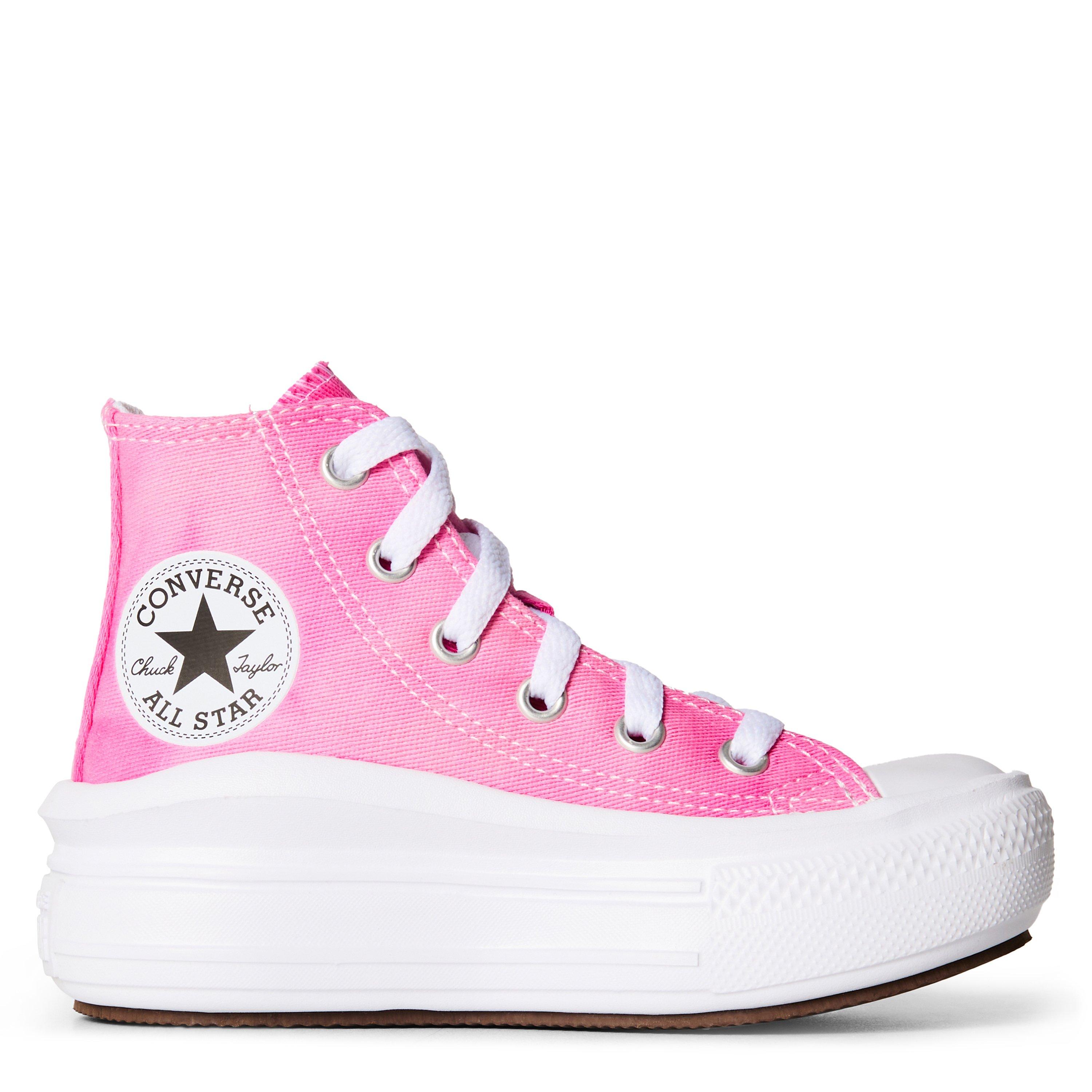 102-White/Cha - Converse - Unisex Kids' Chuck Taylor All Star Mov Canvas High-Top Trainers - 1