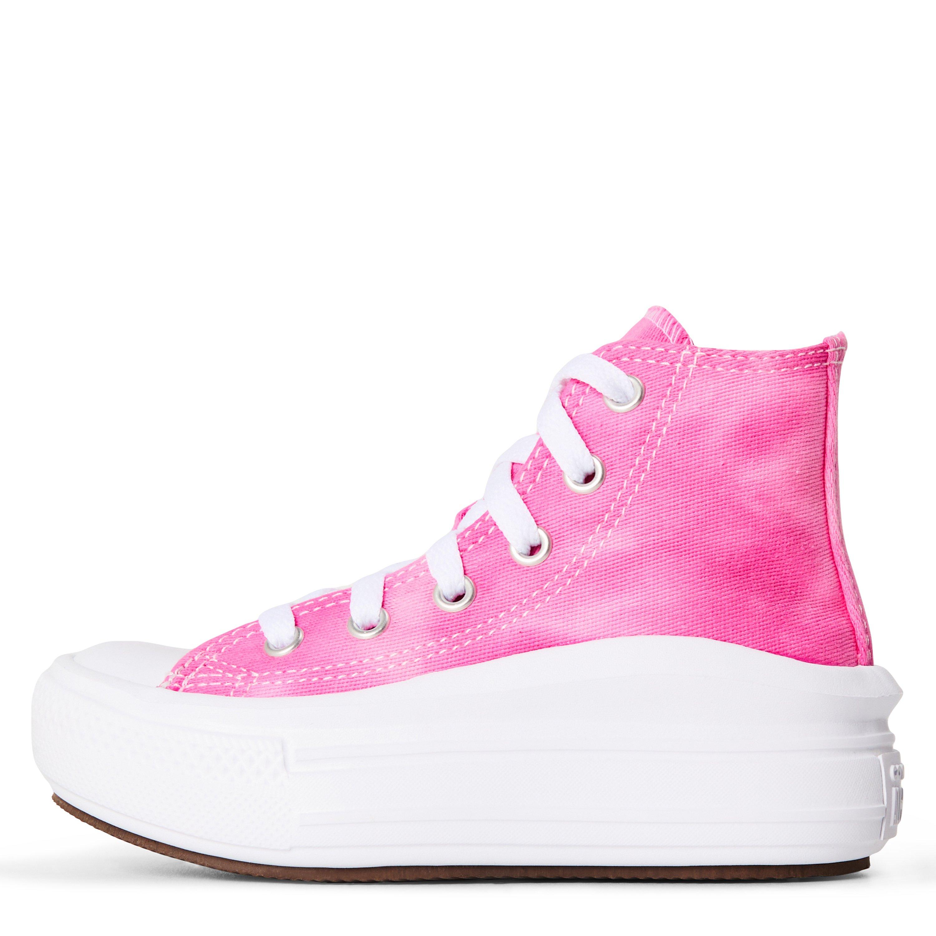 102-White/Cha - Converse - Unisex Kids' Chuck Taylor All Star Mov Canvas High-Top Trainers - 2
