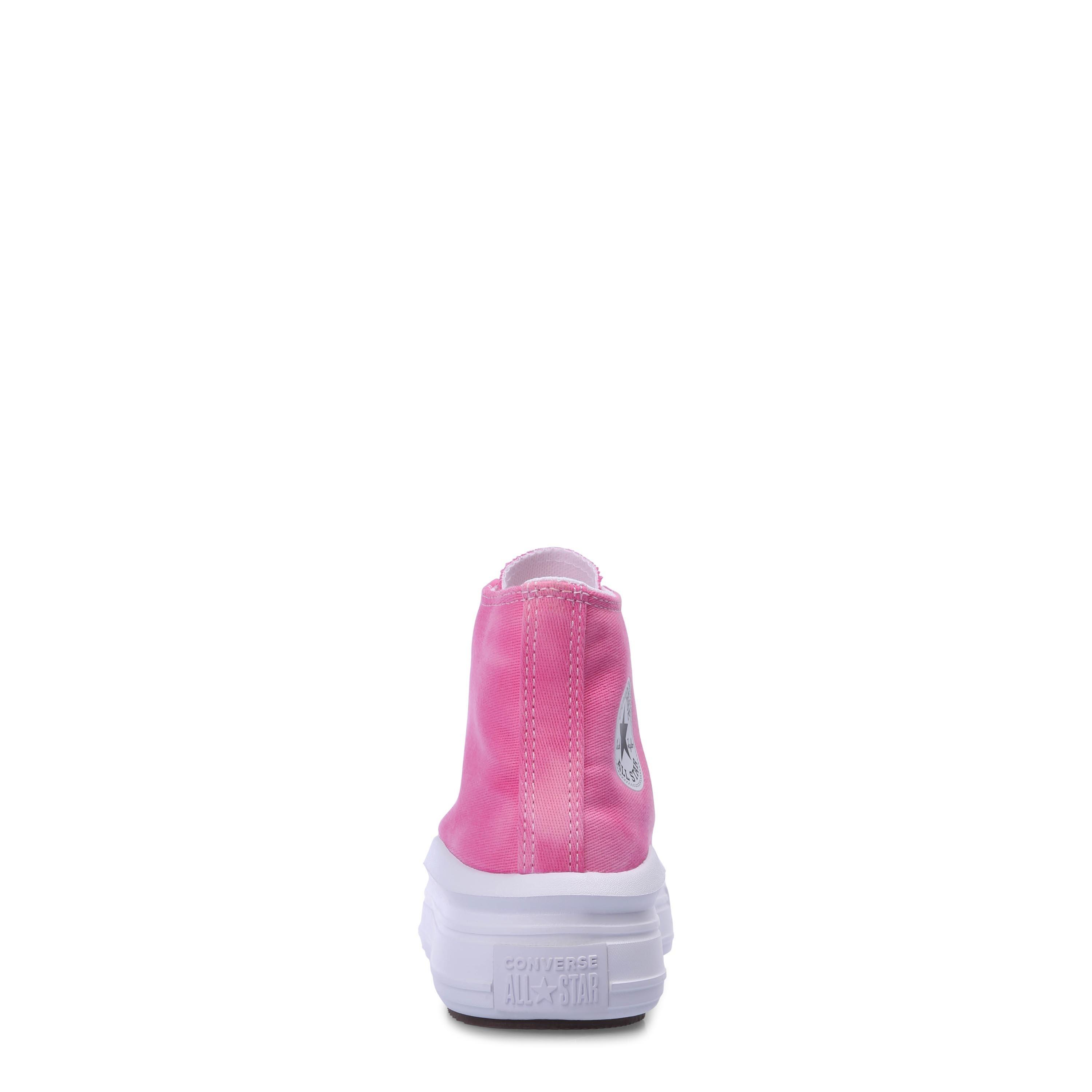 102-White/Cha - Converse - Unisex Kids' Chuck Taylor All Star Mov Canvas High-Top Trainers - 4