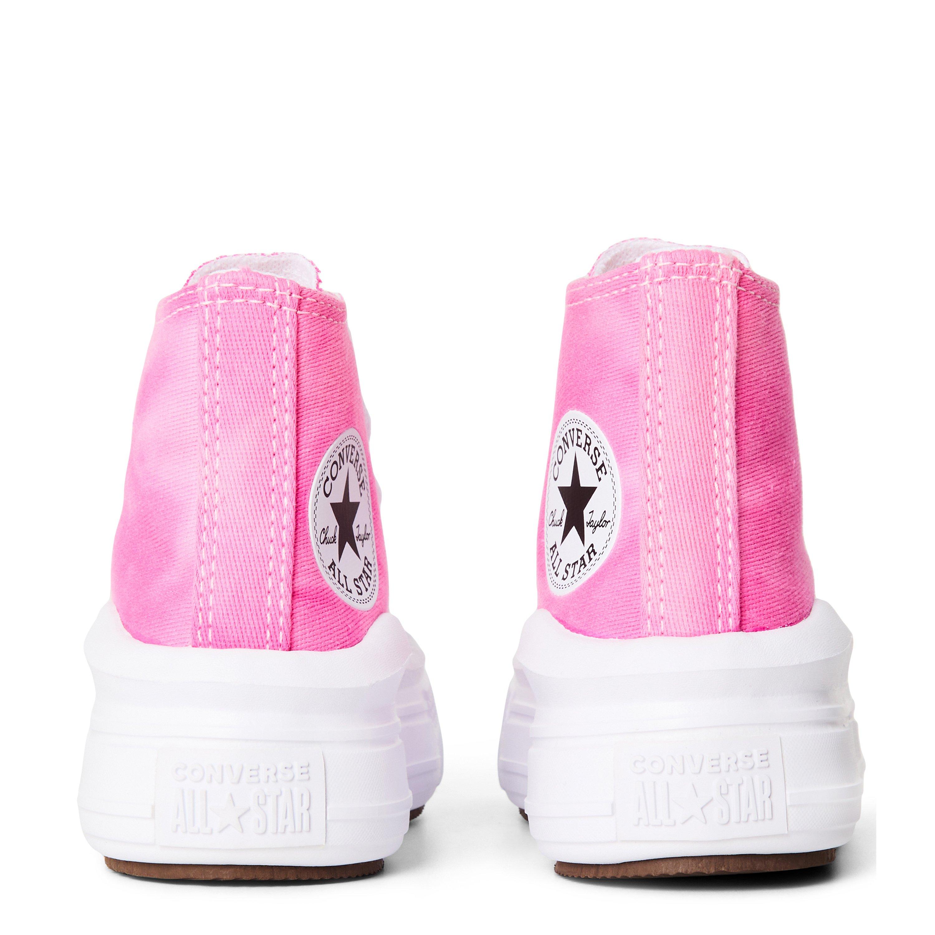 102-White/Cha - Converse - Unisex Kids' Chuck Taylor All Star Mov Canvas High-Top Trainers - 5