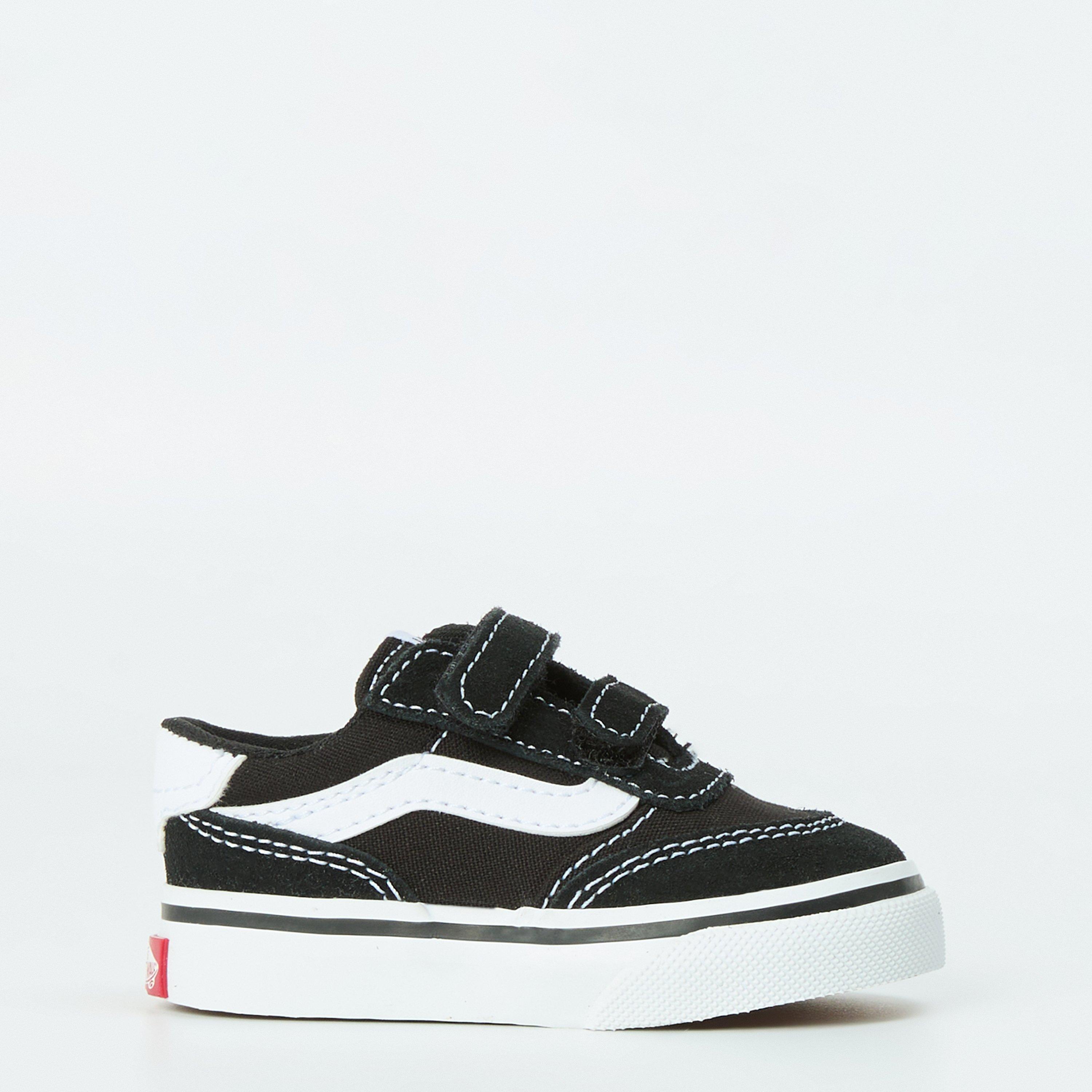Blk/Wht BA2 - Vans - Kids' VanAct Brooklyn Canvas Low Trainers - 1