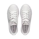 Blanc 100 - FENDI FENDI FEEL FUR SANDALS - Children's Canvas Logo Sneakers - 2