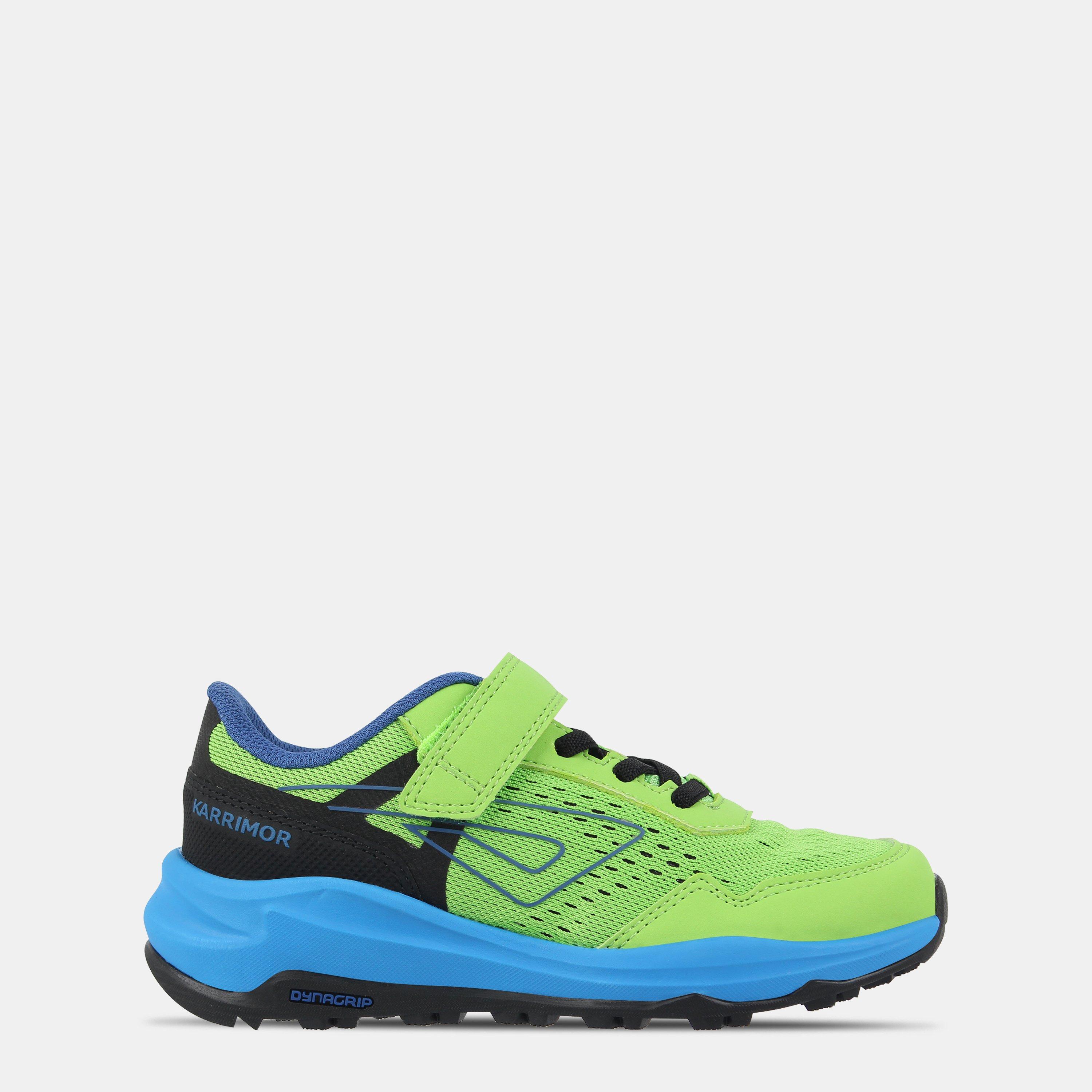 Karrimor Boys Tempo Trail Trainers - Green/Blue - C11 (29)