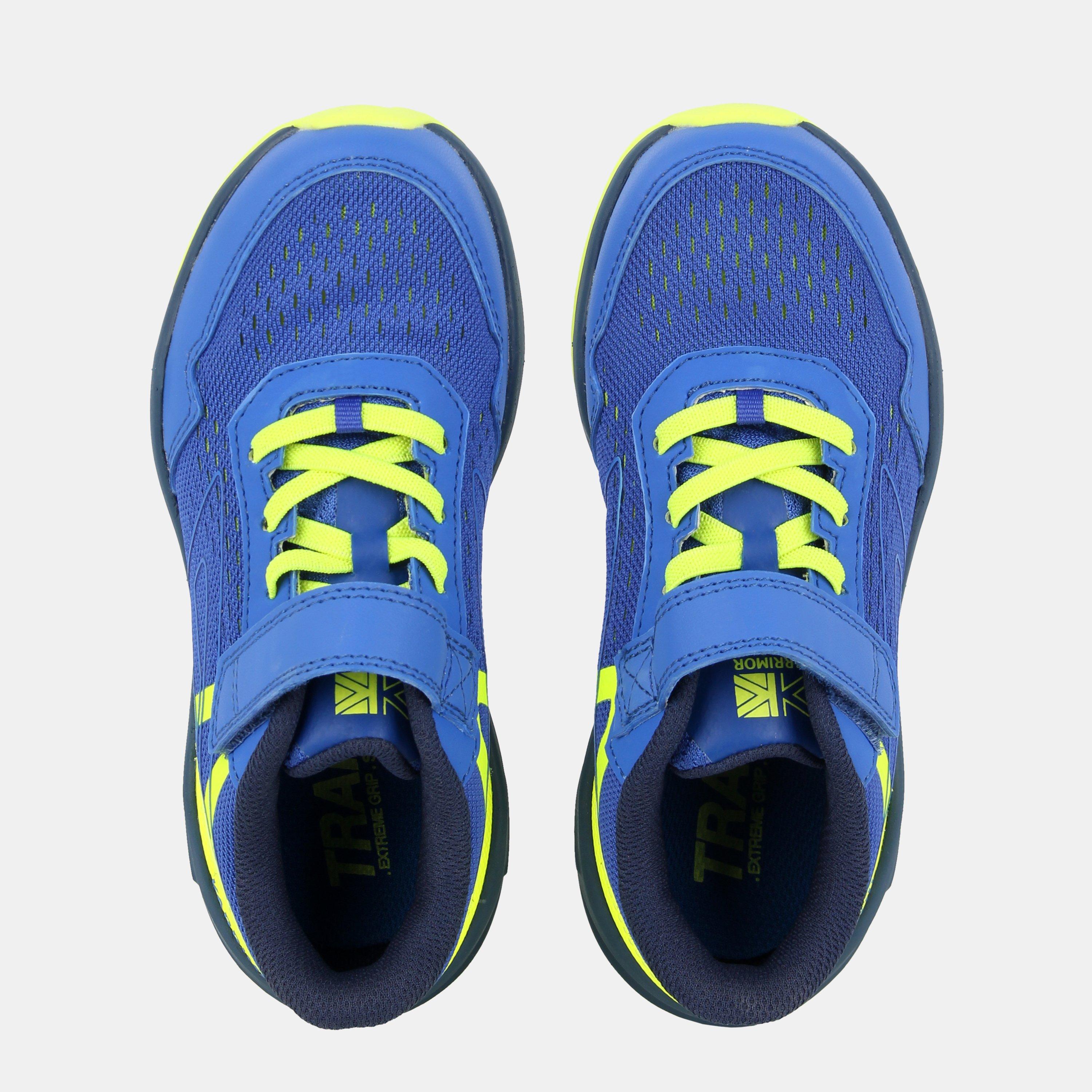 Blue/Lime - Karrimor - Tempo Trail Trainers Boys - 4