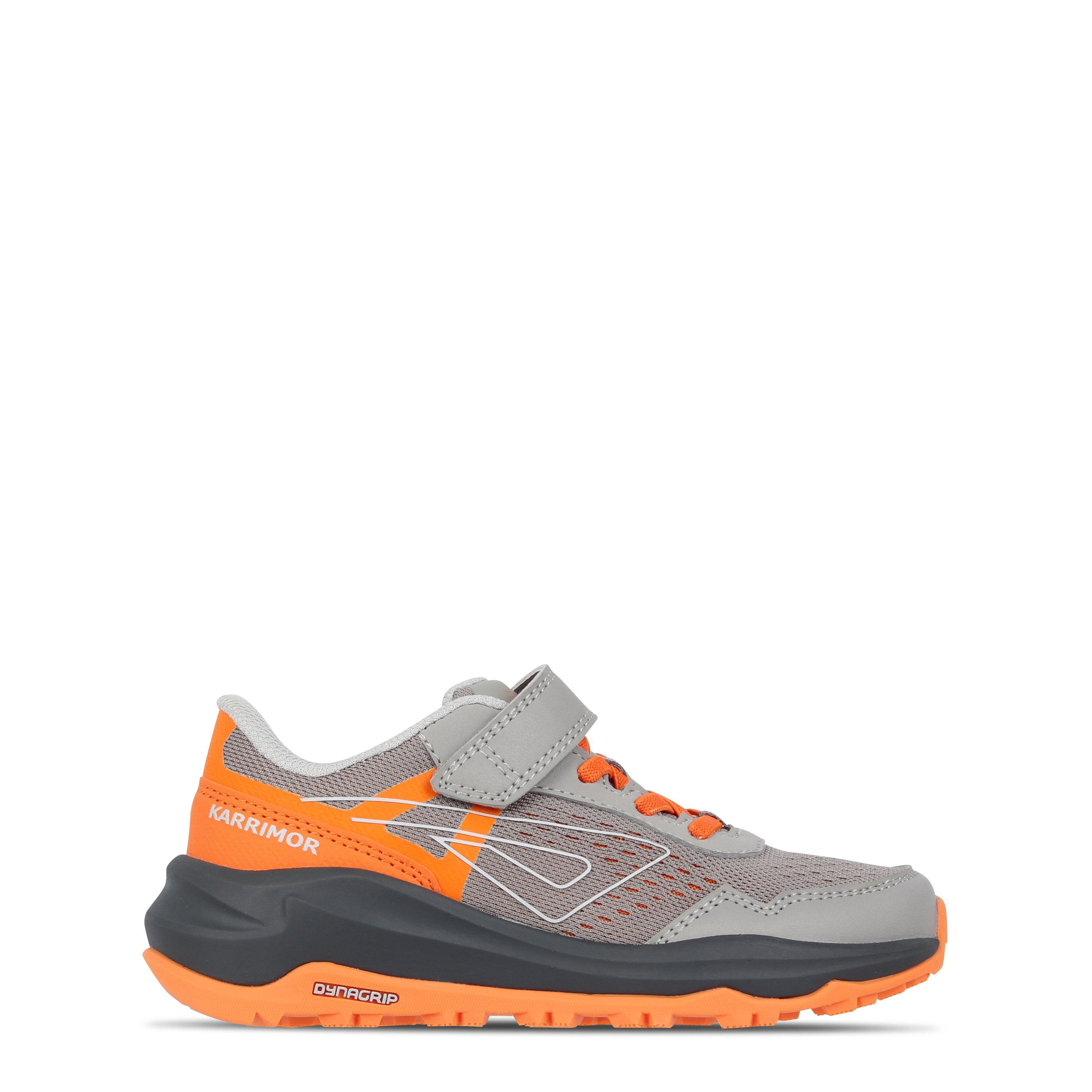 Karrimor Boys Tempo Trail Trainers - Grey/Orange - C11 (29)