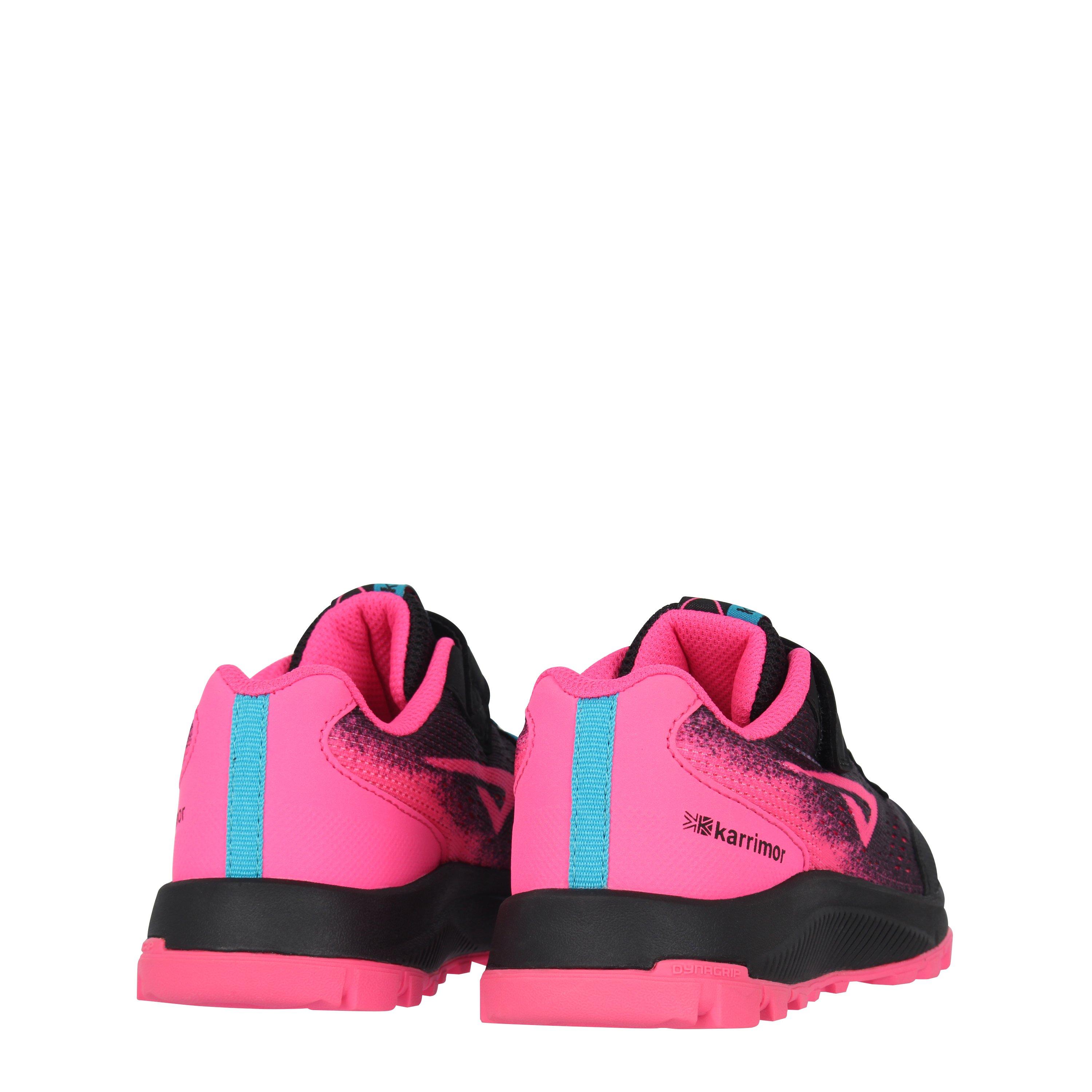 Black/Pink - Karrimor - Tempo Trail Trainers Girls - 4