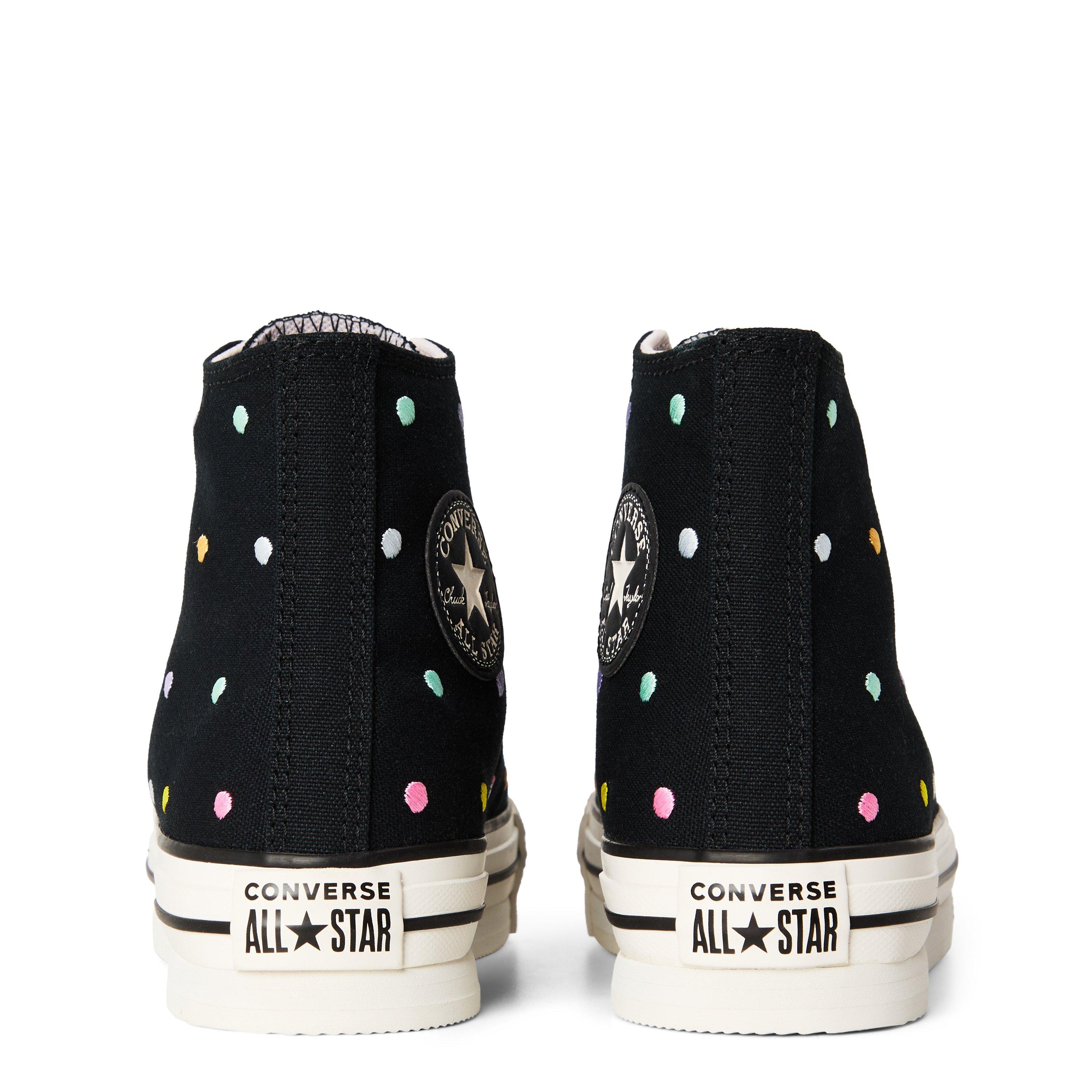001-Black/Vin - Converse - Kids' Chuck Taylor All Star Eva Canvas High-Top Trainers - 5