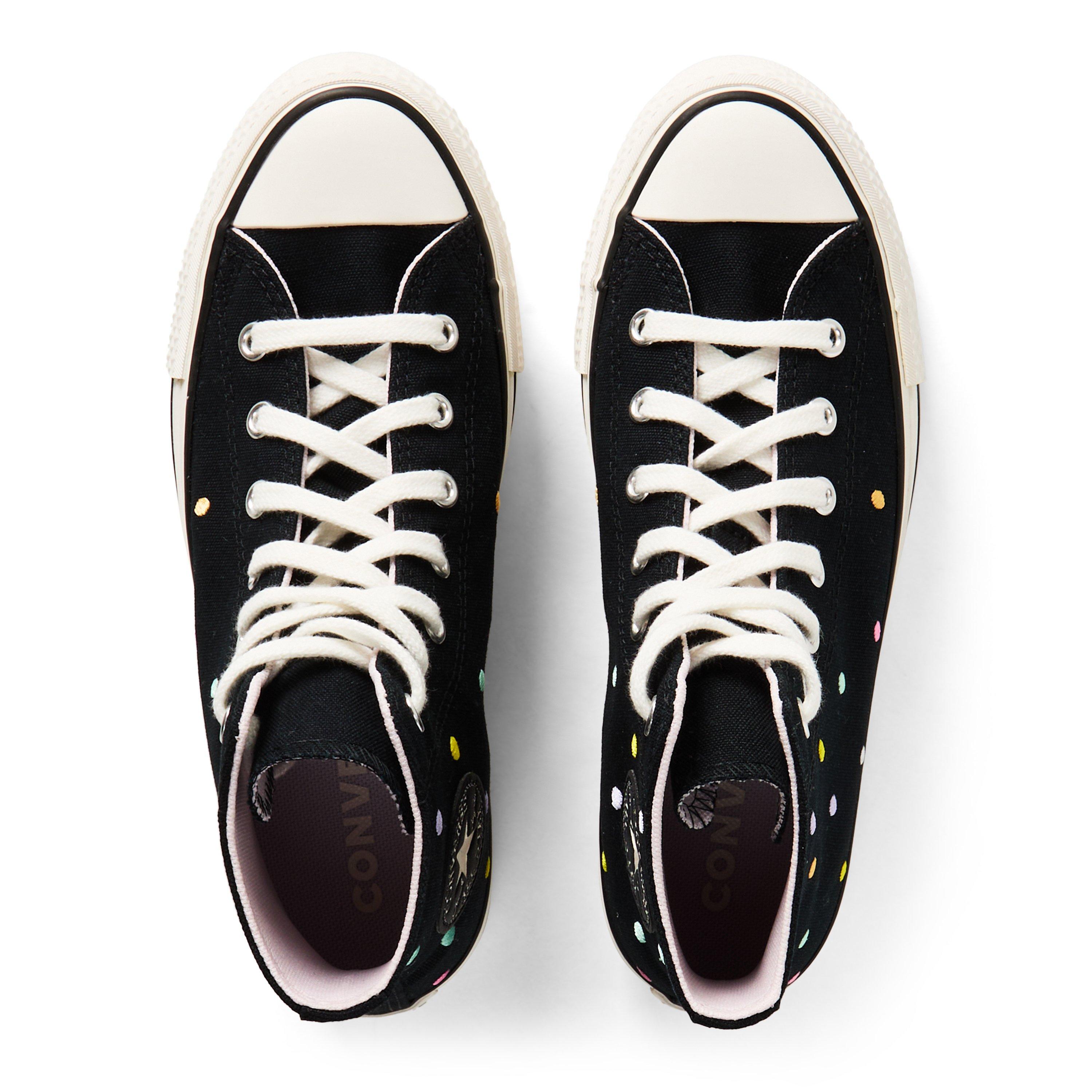 001-Black/Vin - Converse - Kids' Chuck Taylor All Star Eva Canvas High-Top Trainers - 6