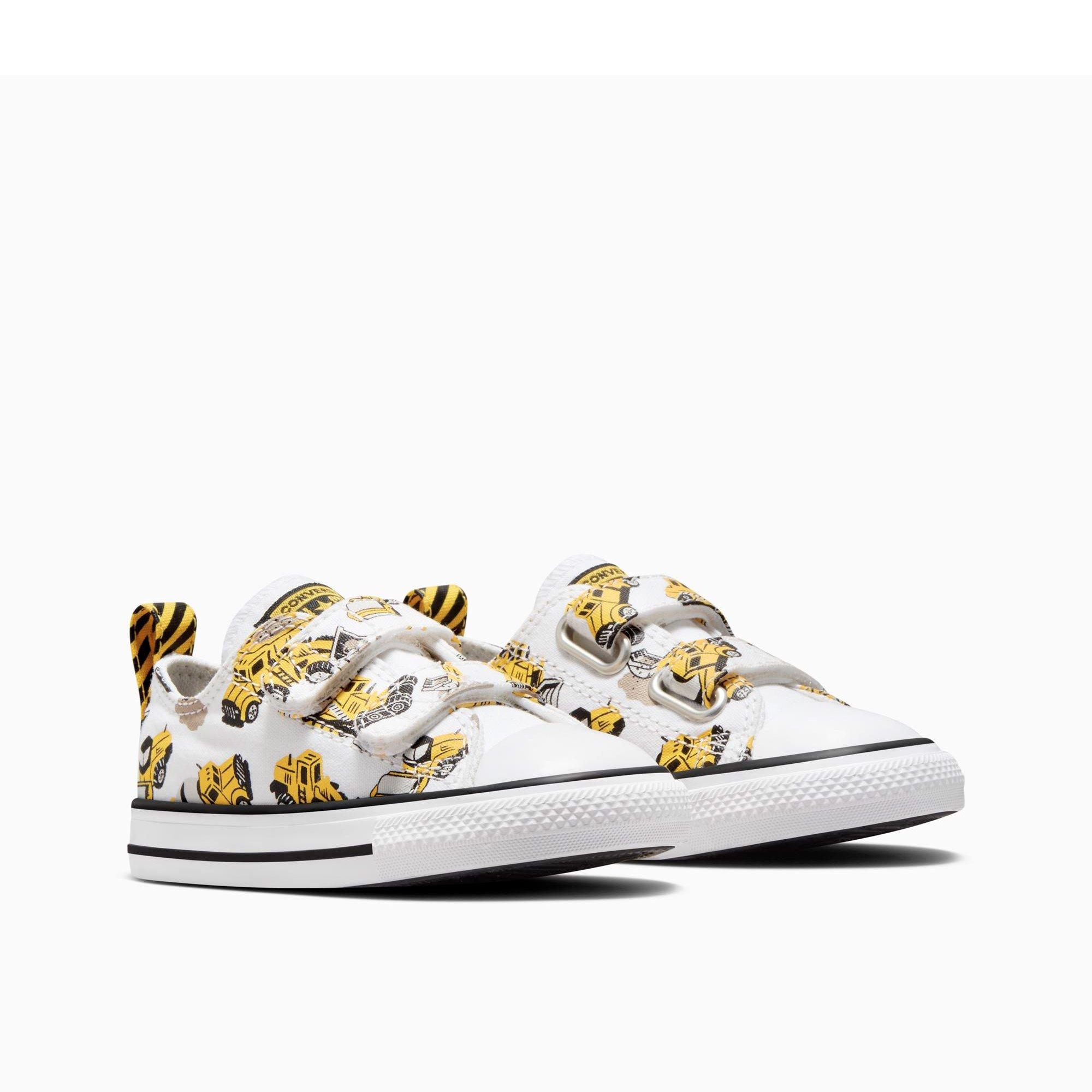 102-White/Bla - Converse - Unisex Kids' Chuck Taylor All Star Con Canvas Trainers - 3