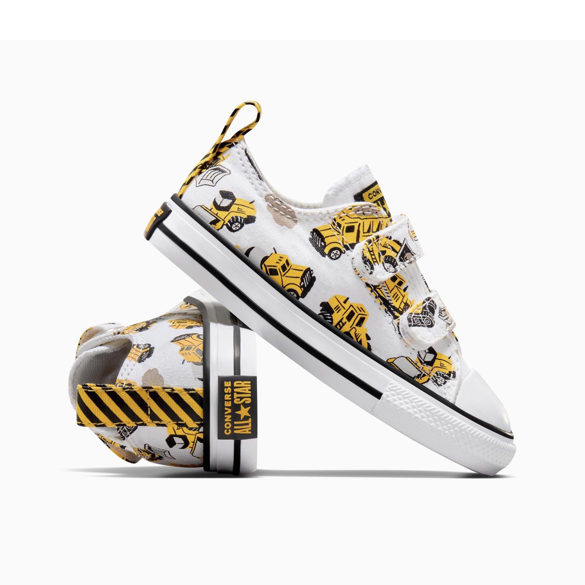 102-White/Bla - Converse - Unisex Kids' Chuck Taylor All Star Con Canvas Trainers - 5