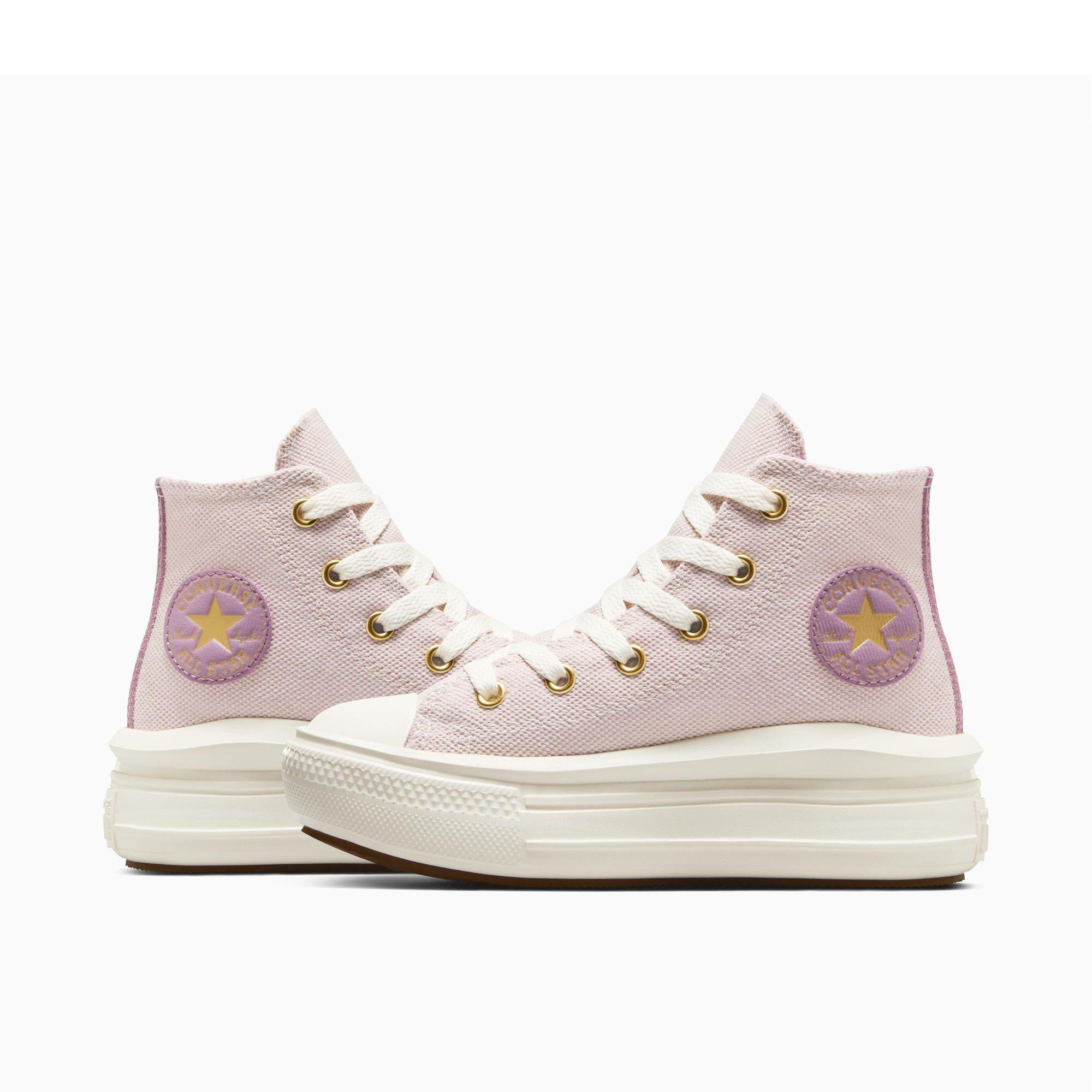 534-Orchid Du - Converse - Unisex Kids' Chuck Taylor All Star Mov Canvas High-Top Trainers - 4