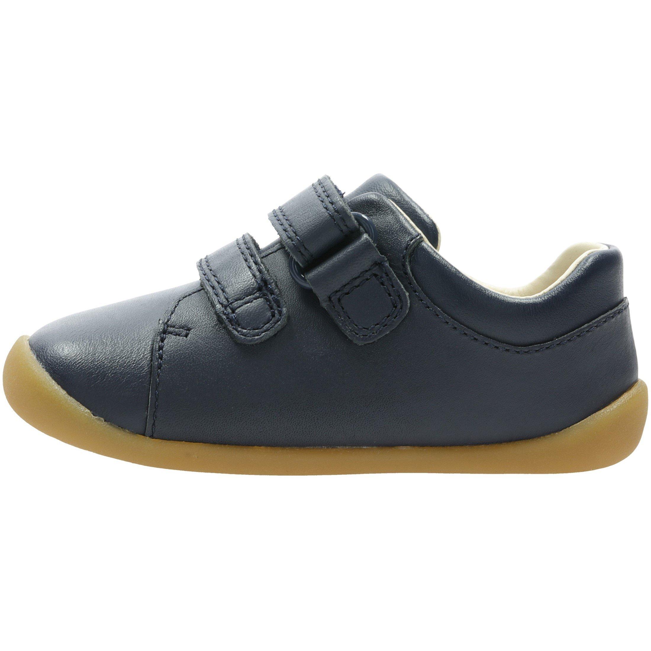 Marineblødt læder - Clarks - Roamer Craft Shoes - 4