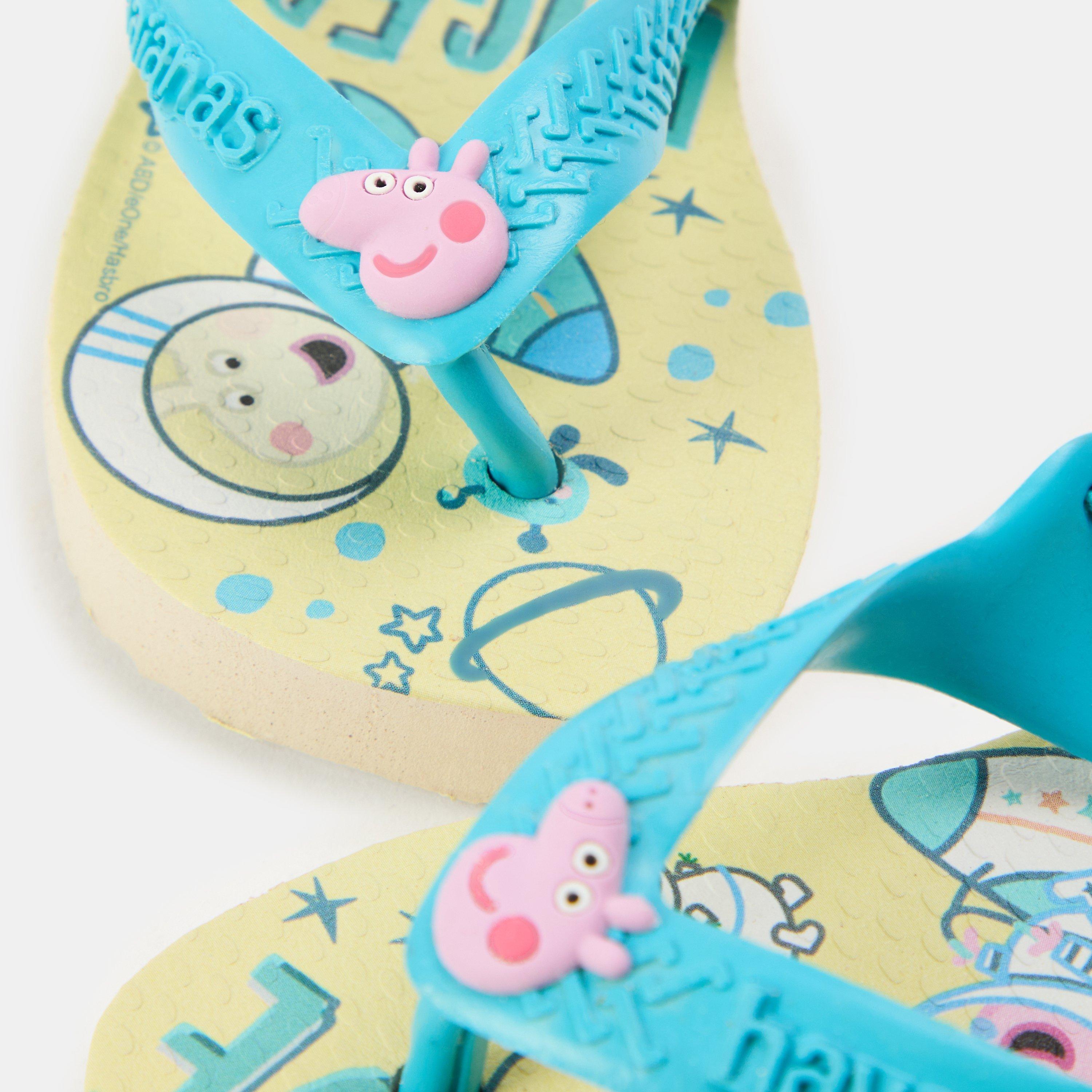 Beige - Havaianas - Hav. Baby Peppa Pig Beige 17/18 Flip Flops Unisex Kids - 3