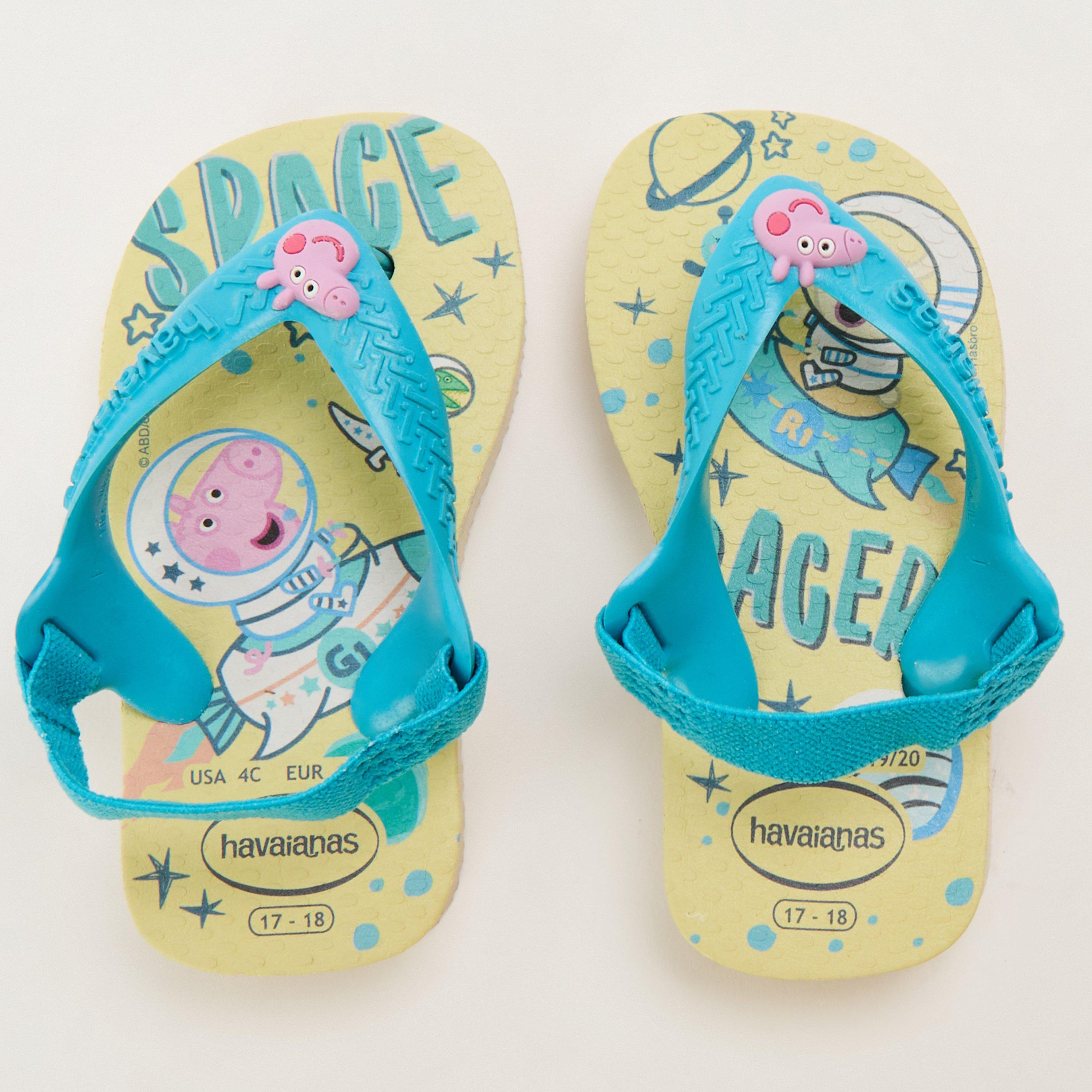 Beige - Havaianas - Hav. Baby Peppa Pig Beige 17/18 Flip Flops Unisex Kids - 3