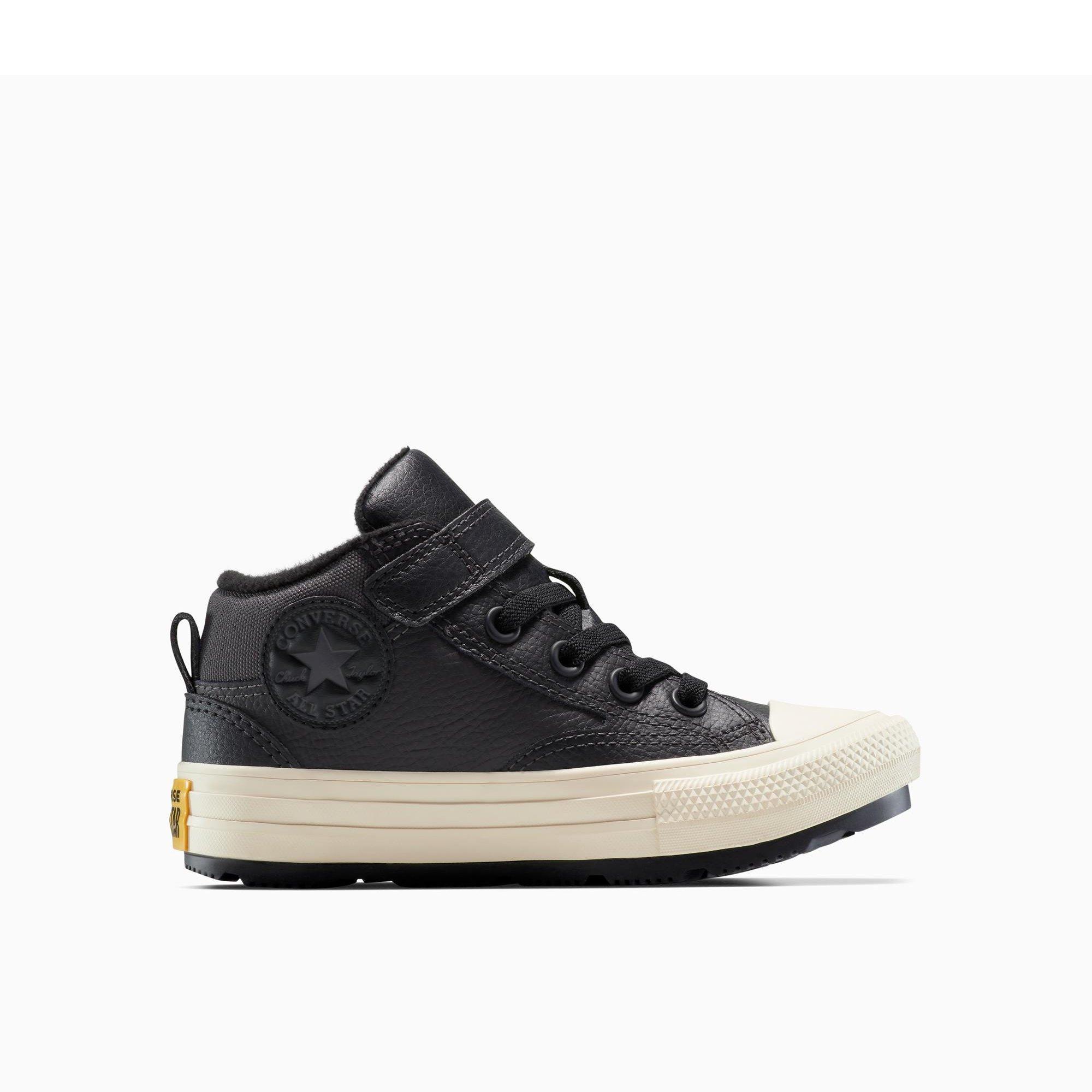 010-Dark Matt - Converse - Kids' Chuck Taylor All Star Mal Canvas High-Top Trainers - 1