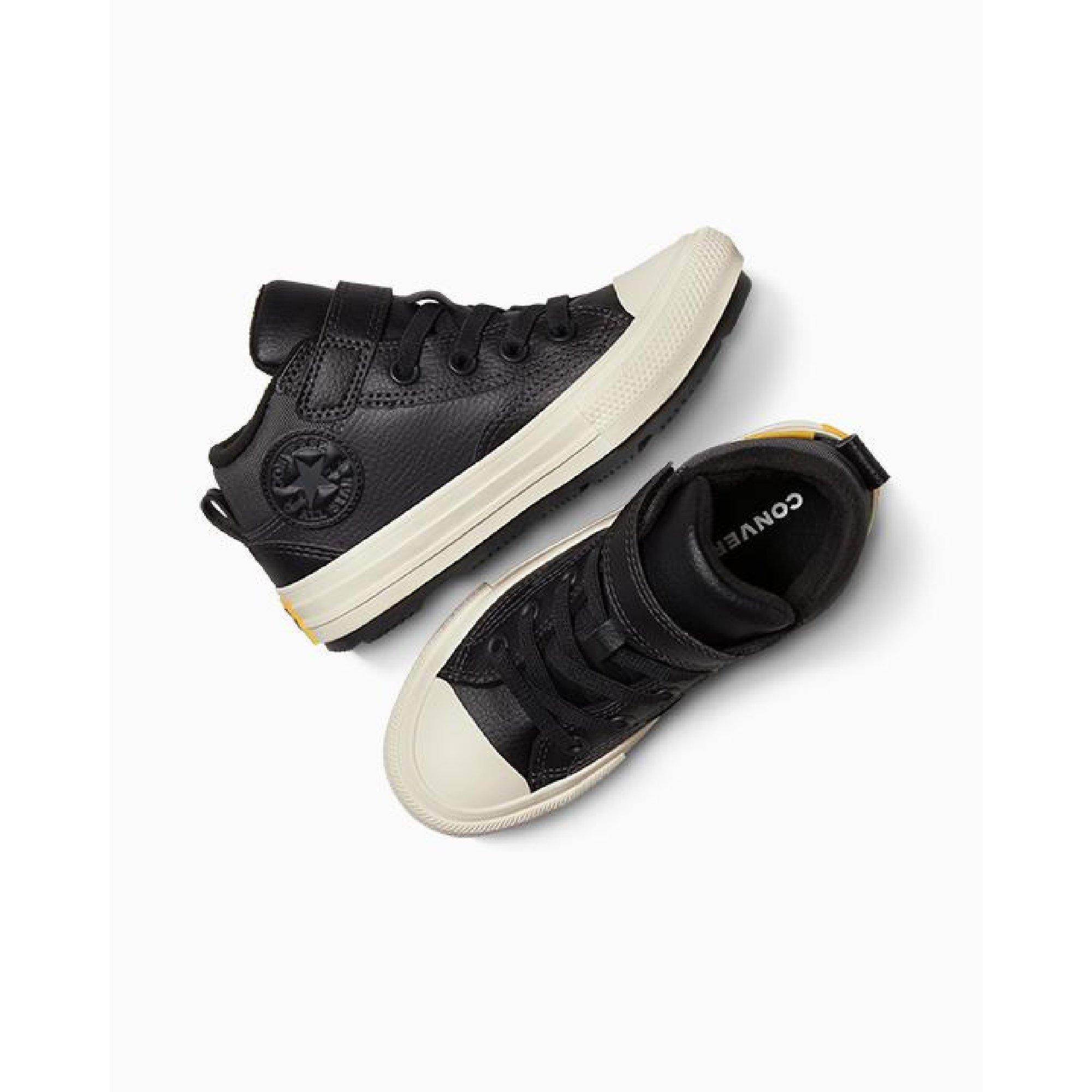 010-Dark Matt - Converse - Kids' Chuck Taylor All Star Mal Canvas High-Top Trainers - 5