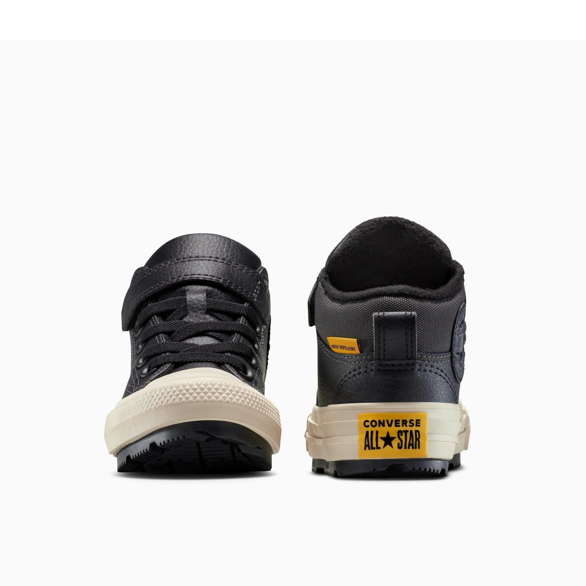 010-Dark Matt - Converse - Kids' Chuck Taylor All Star Mal Canvas High-Top Trainers - 6