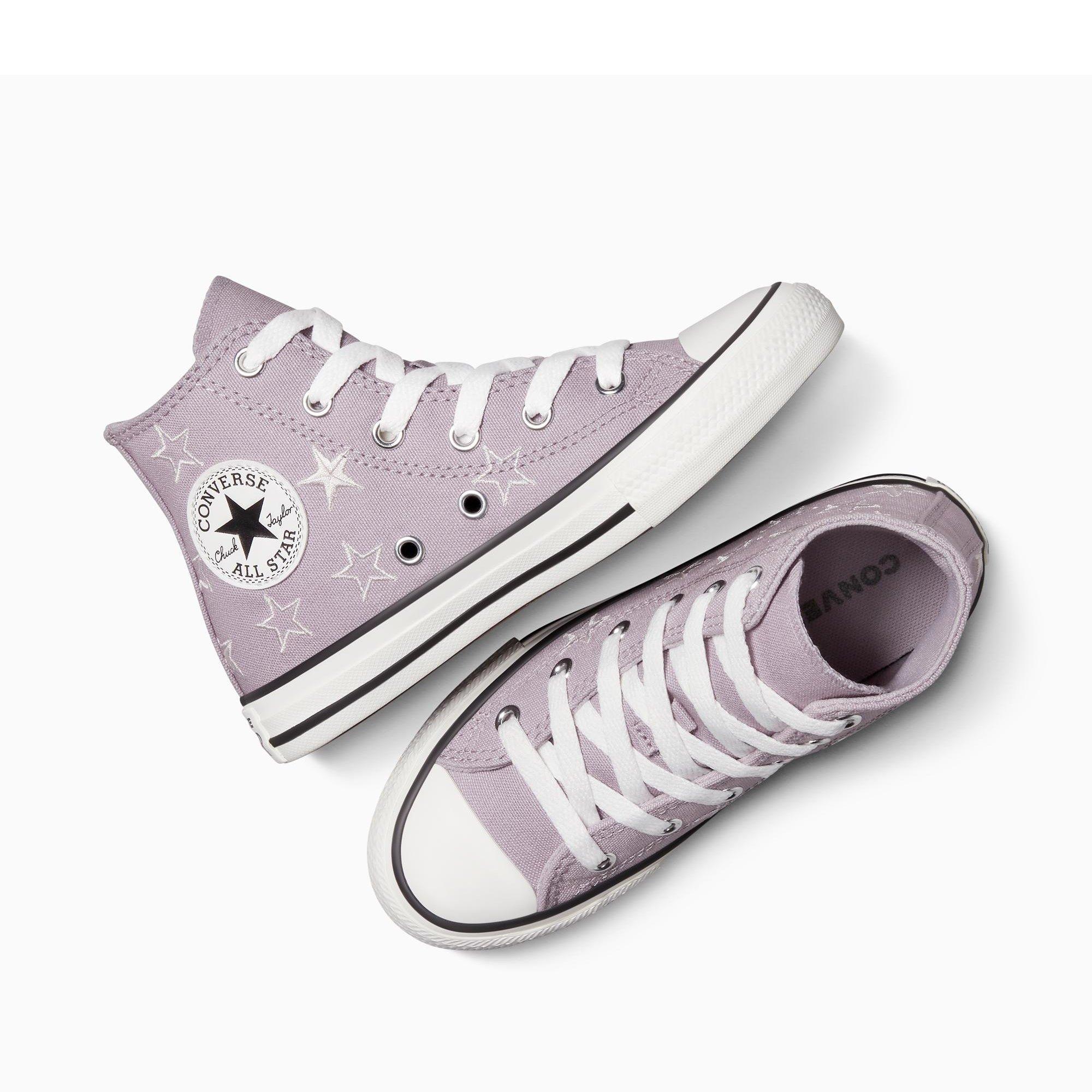 533-Frozen Th - Converse - Unisex Kids' Chuck Taylor All Star Sta Canvas High-Top Trainers - 4