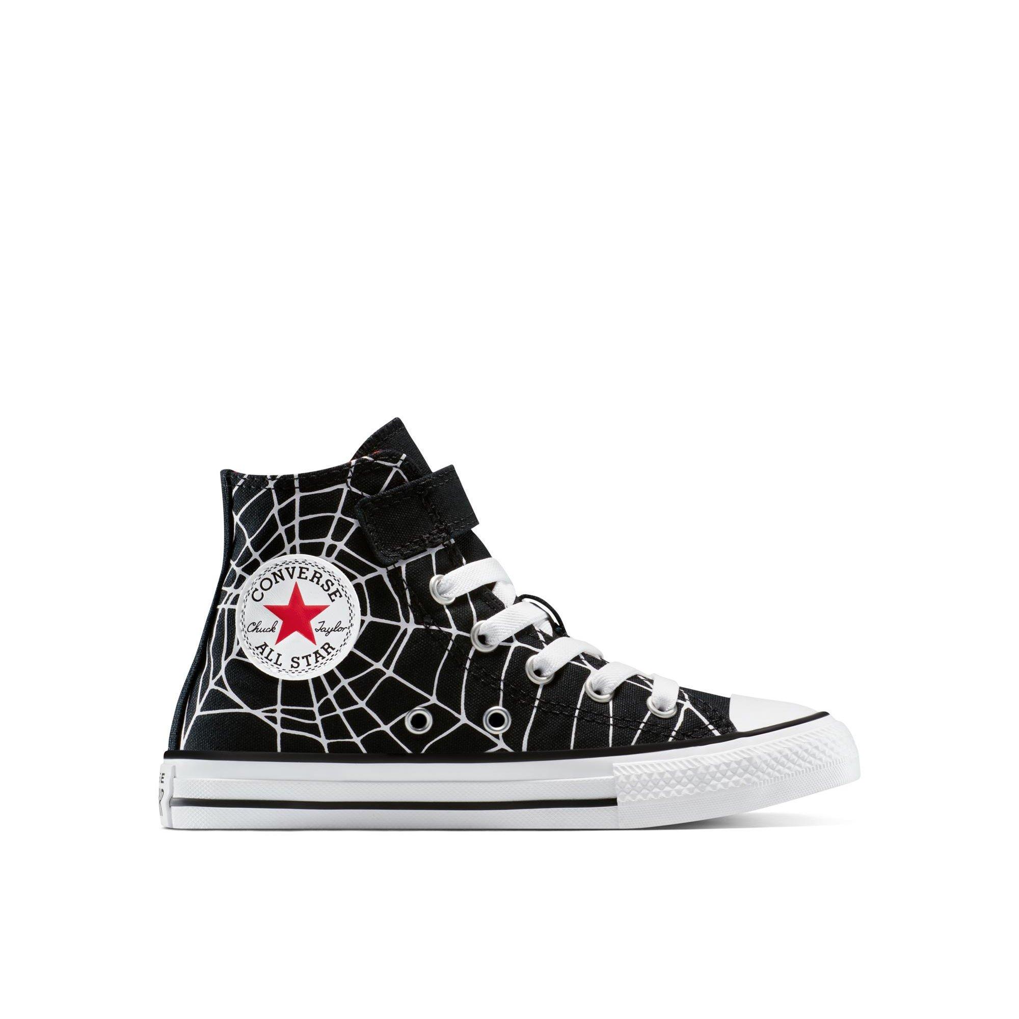 001-Black/Whi - Converse - Kids' Chuck Taylor All Star Spi Canvas High-Top Trainers - 1