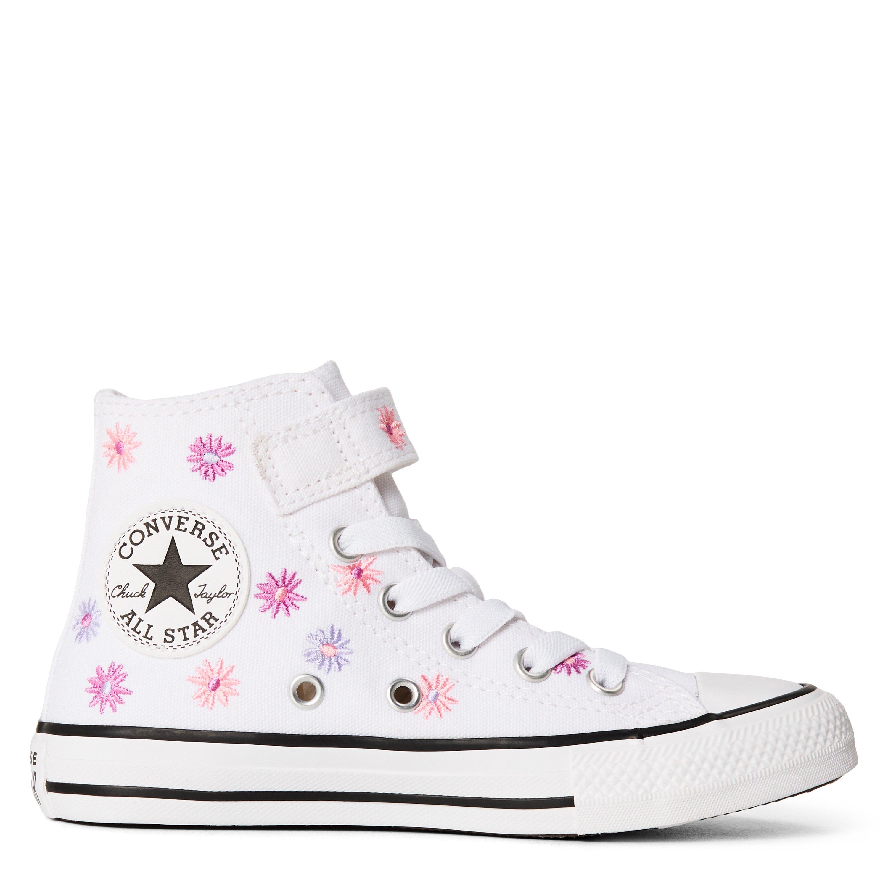 102-White/Lt - Converse - Kids' Chuck Taylor All Star Canvas High-Top Trainers - 1