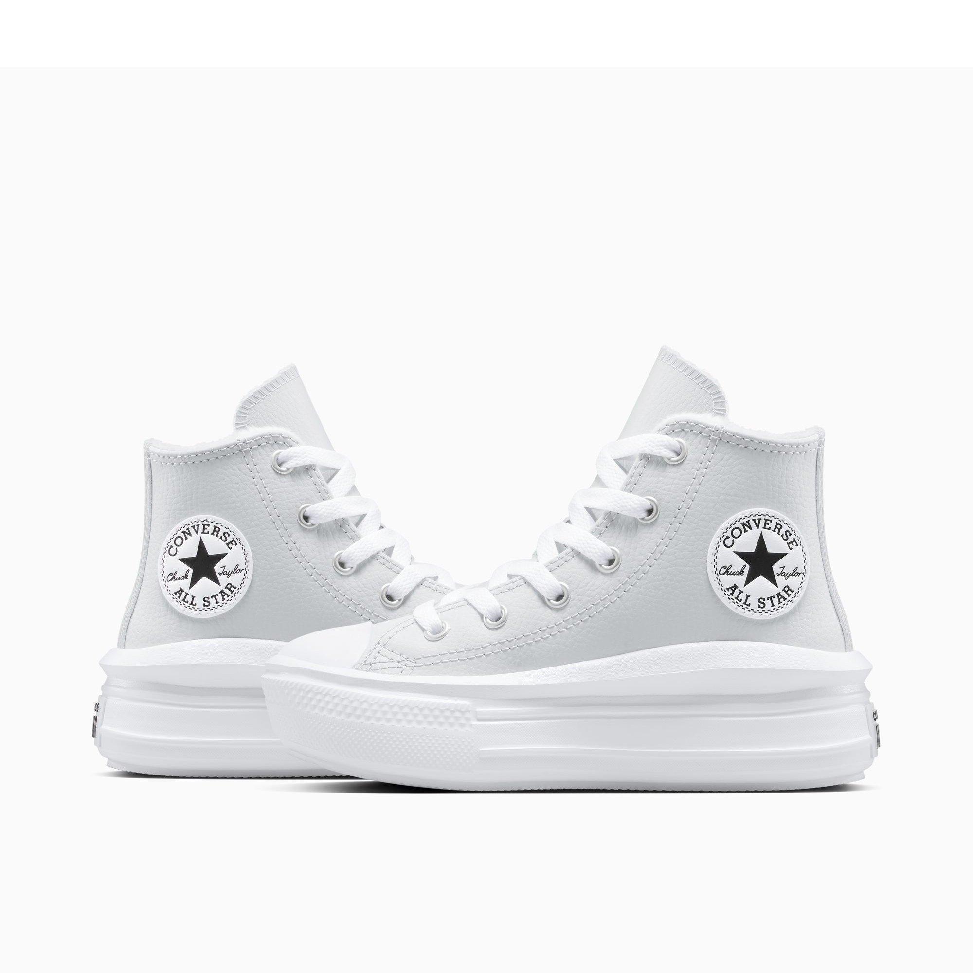 451-Just Chil - Converse - Kids' Chuck Taylor All Star Mov Canvas High-Top Trainers - 4
