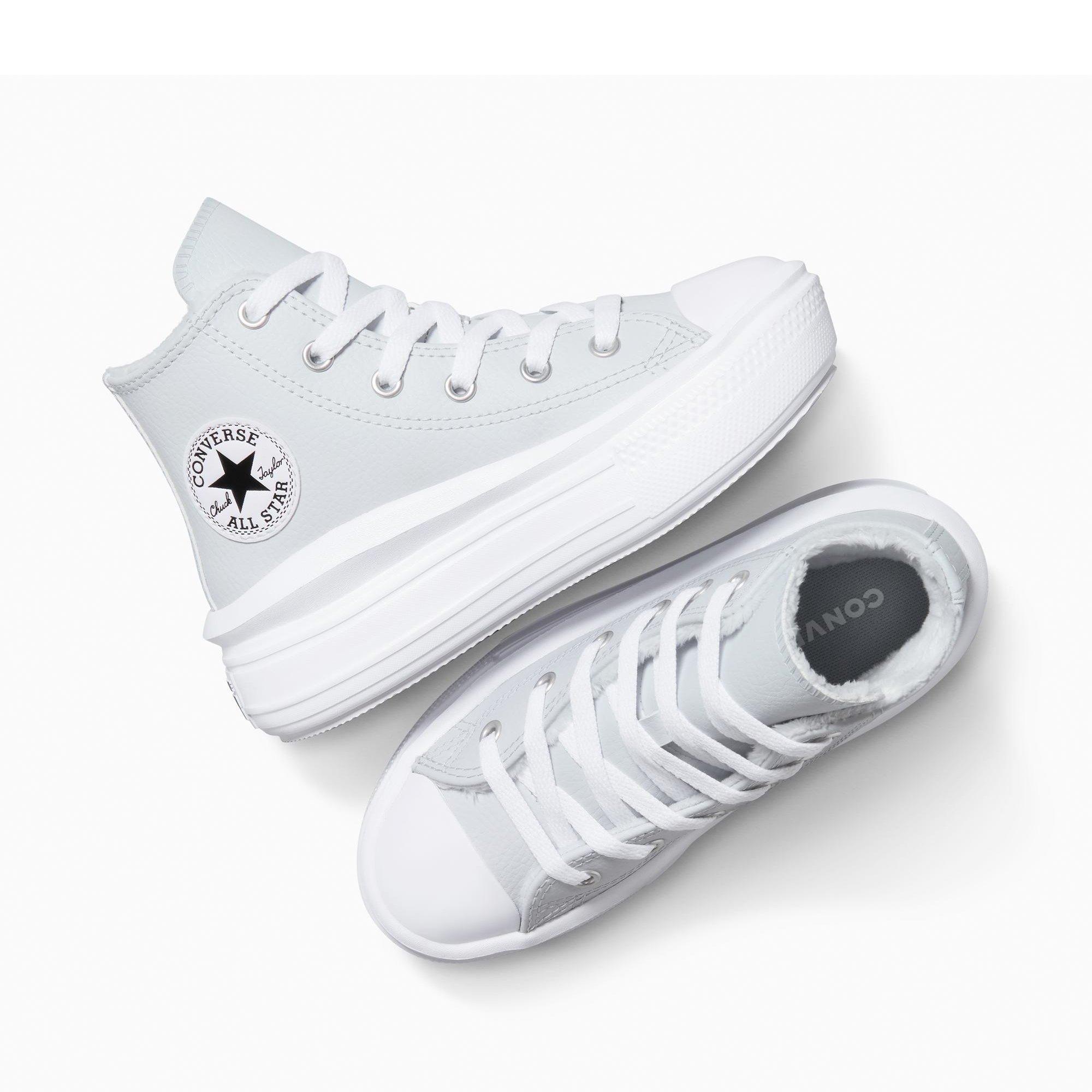451-Just Chil - Converse - Kids' Chuck Taylor All Star Mov Canvas High-Top Trainers - 5