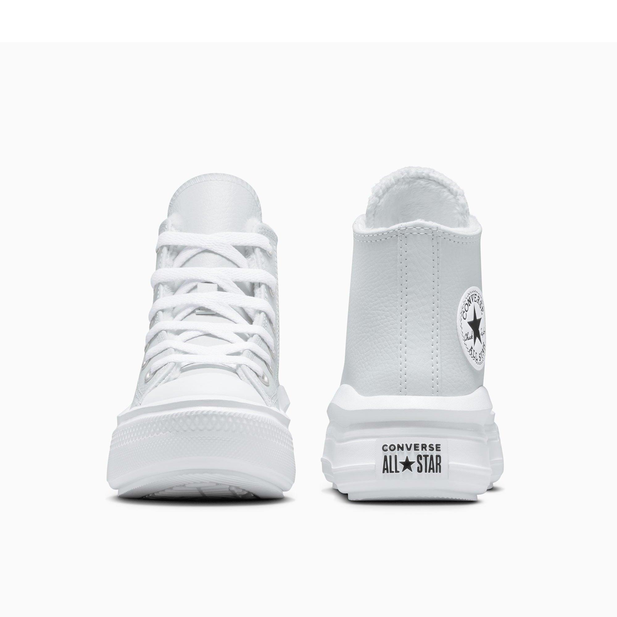 451-Just Chil - Converse - Kids' Chuck Taylor All Star Mov Canvas High-Top Trainers - 6