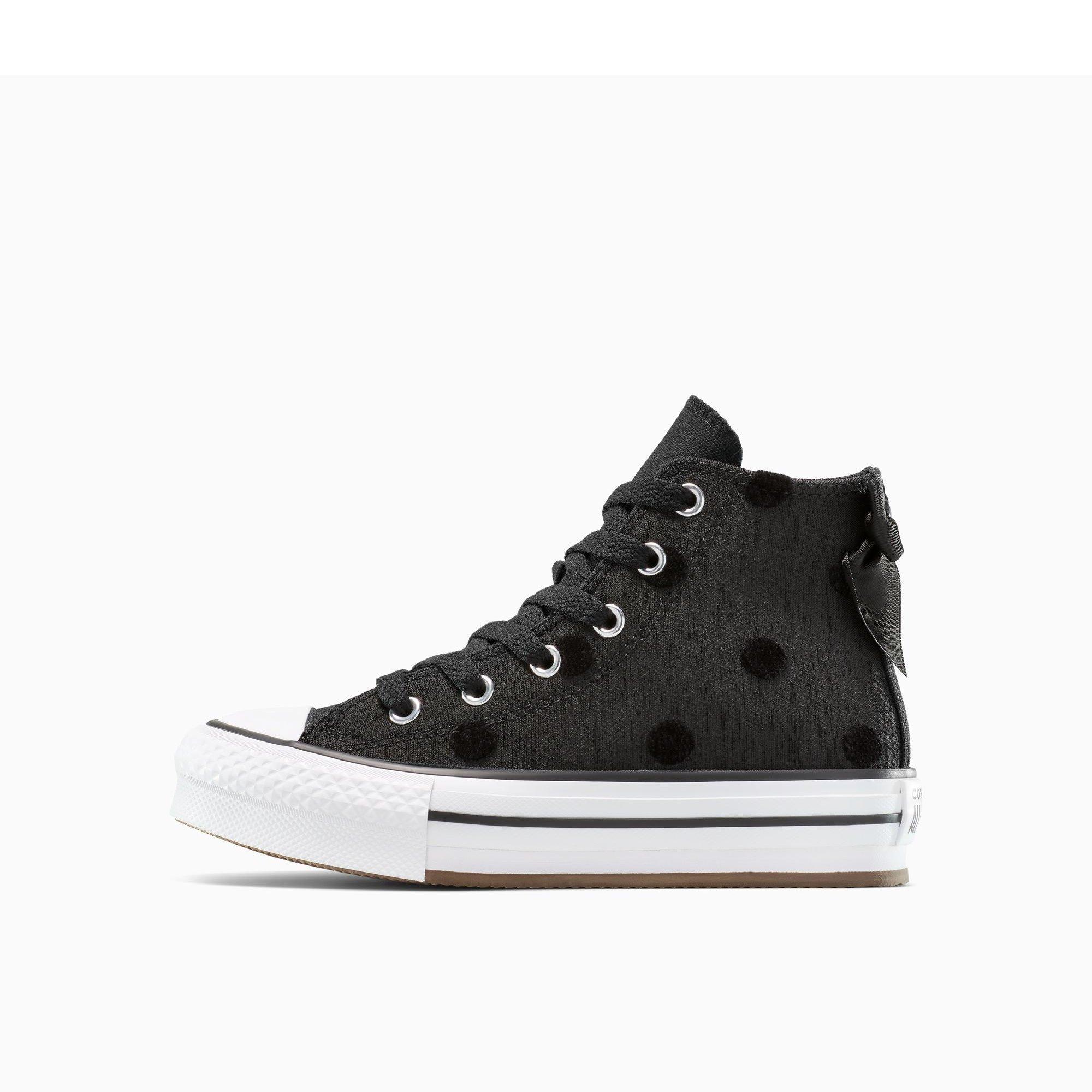 001-Black/Whi - Converse - Unisex Kids' Chuck Taylor All Star Lif Canvas High-Top Trainers - 2