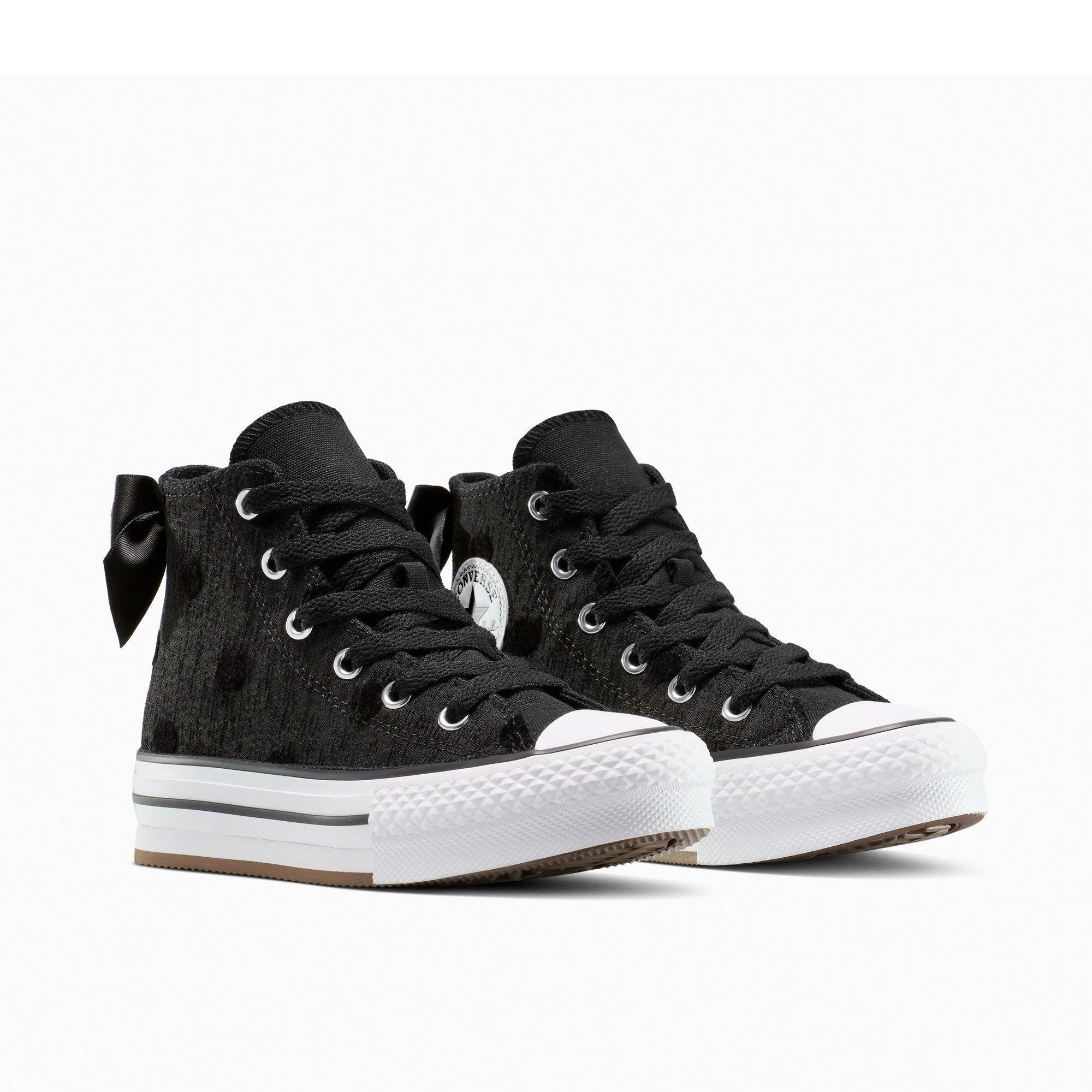 001-Black/Whi - Converse - Unisex Kids' Chuck Taylor All Star Lif Canvas High-Top Trainers - 3
