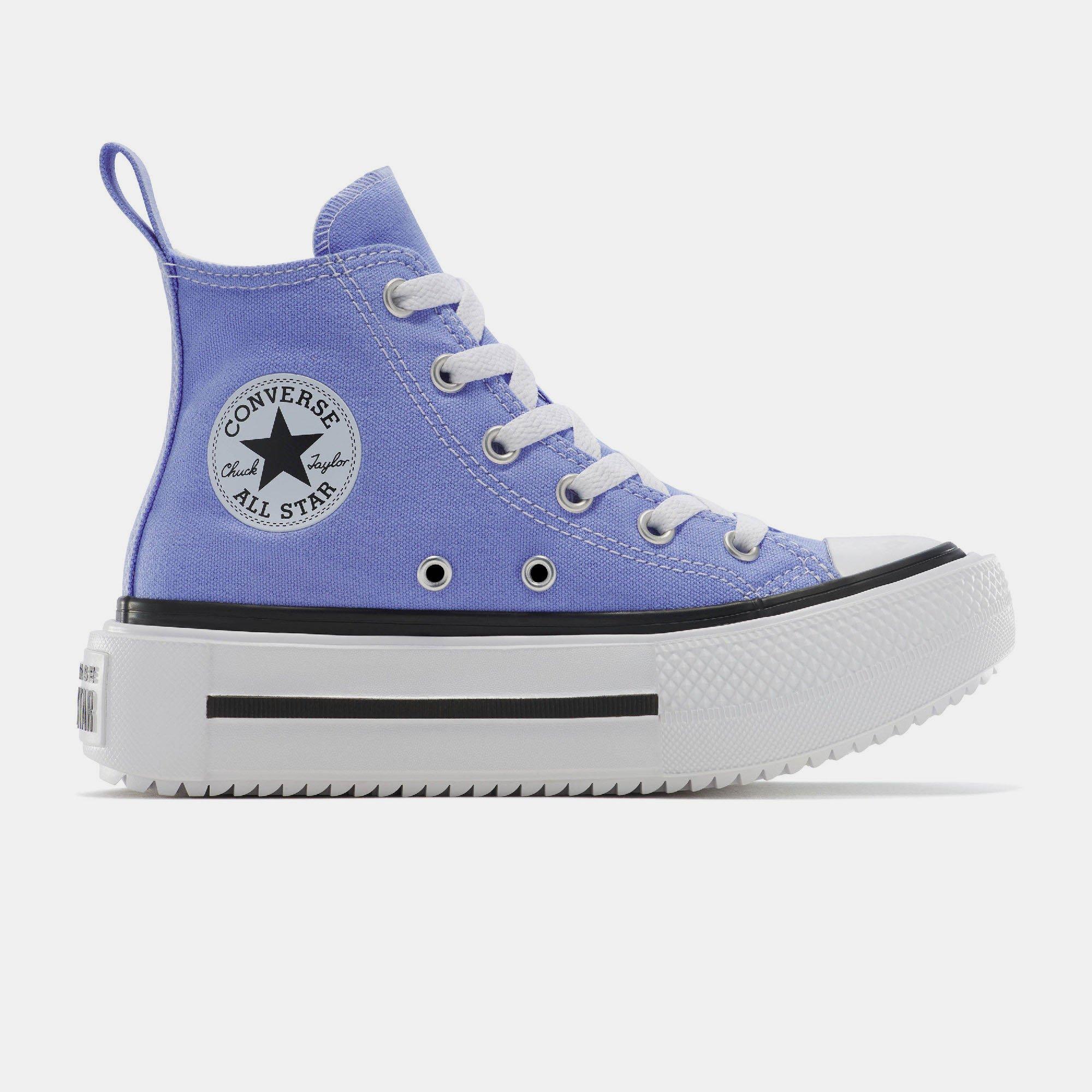525-Very Peri - Converse - Unisex Kids' Chuck Taylor All Star Lif Canvas Trainers - 1