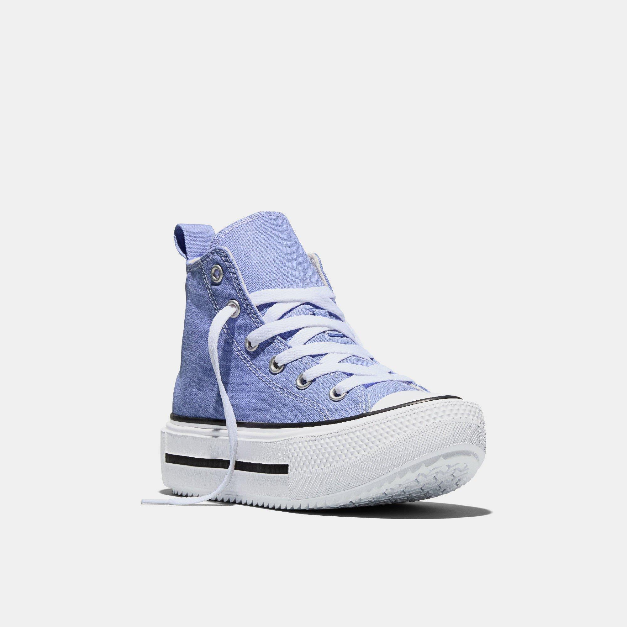 525-Very Peri - Converse - Unisex Kids' Chuck Taylor All Star Lif Canvas Trainers - 3