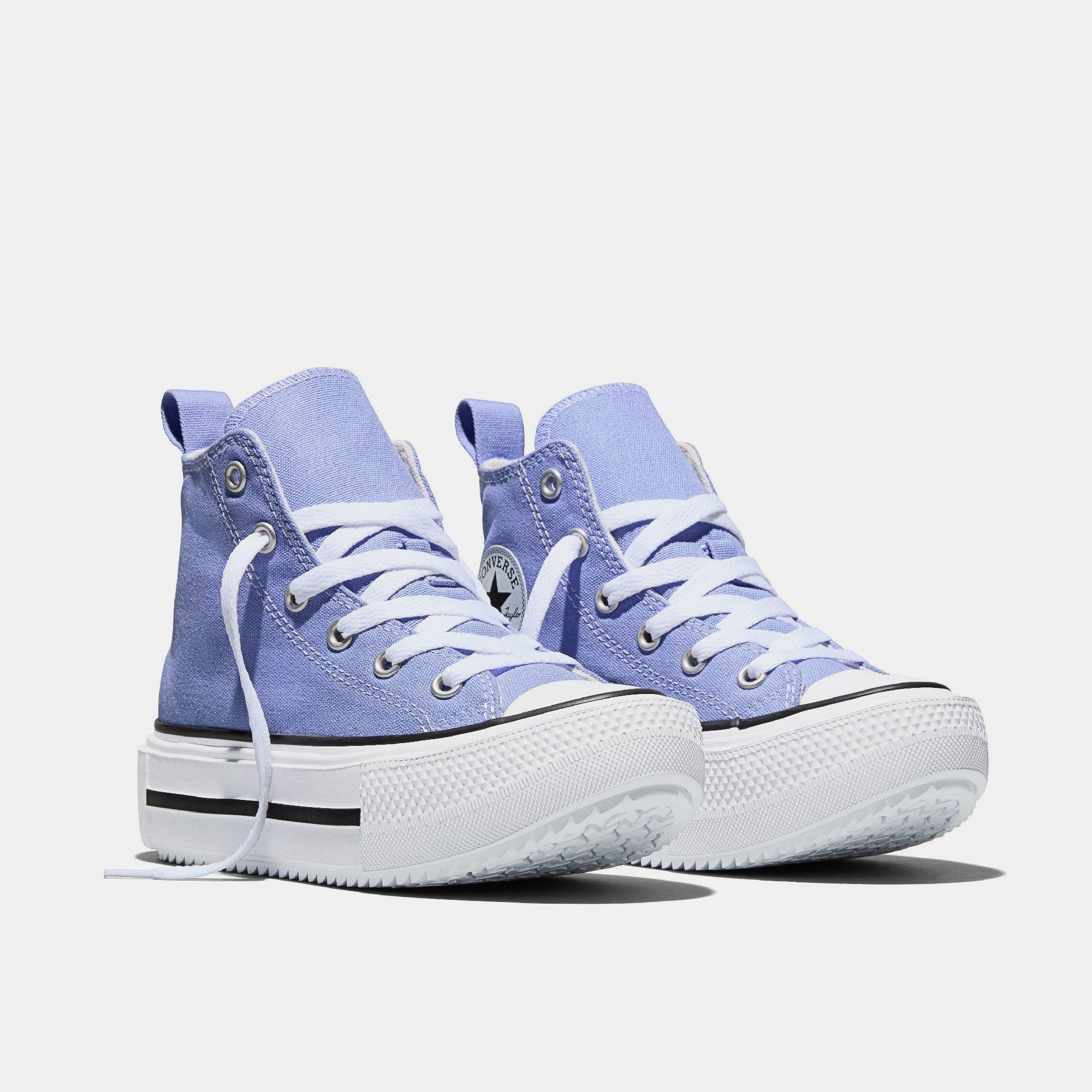 525-Very Peri - Converse - Unisex Kids' Chuck Taylor All Star Lif Canvas Trainers - 4