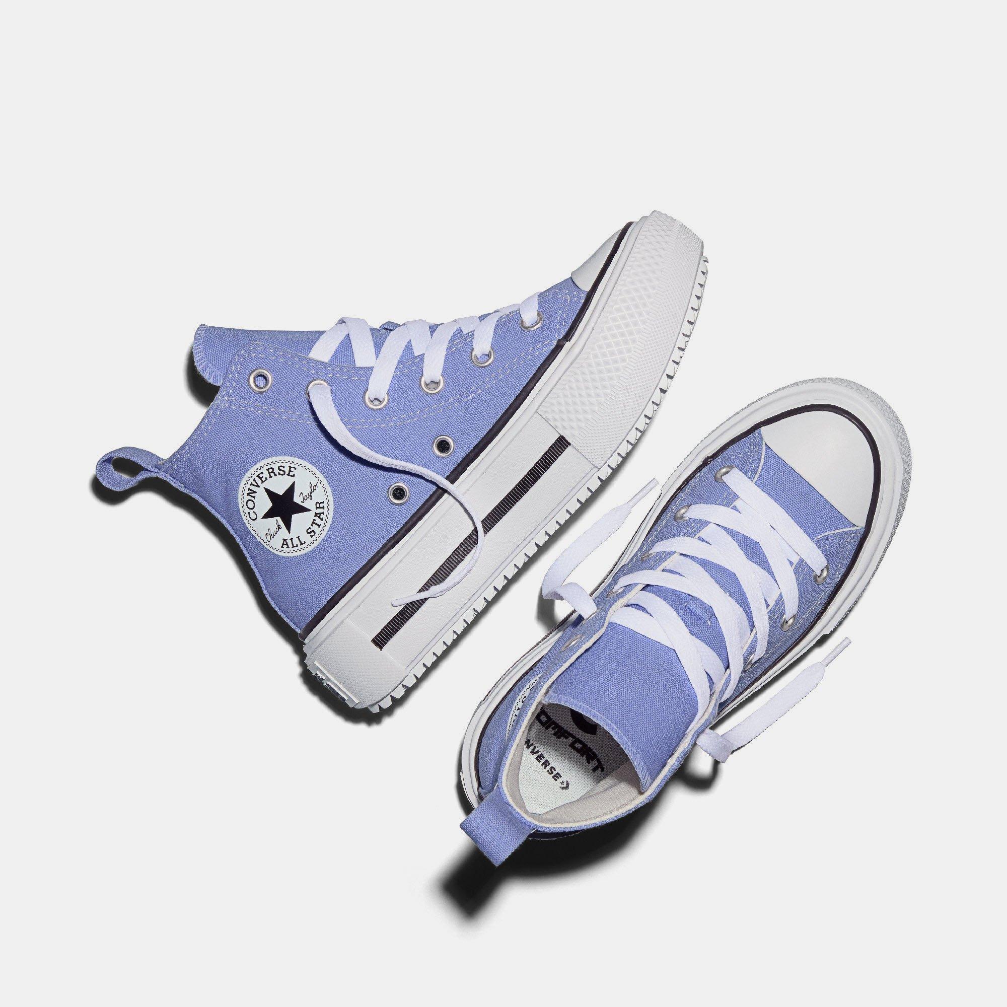 525-Very Peri - Converse - Unisex Kids' Chuck Taylor All Star Lif Canvas Trainers - 5